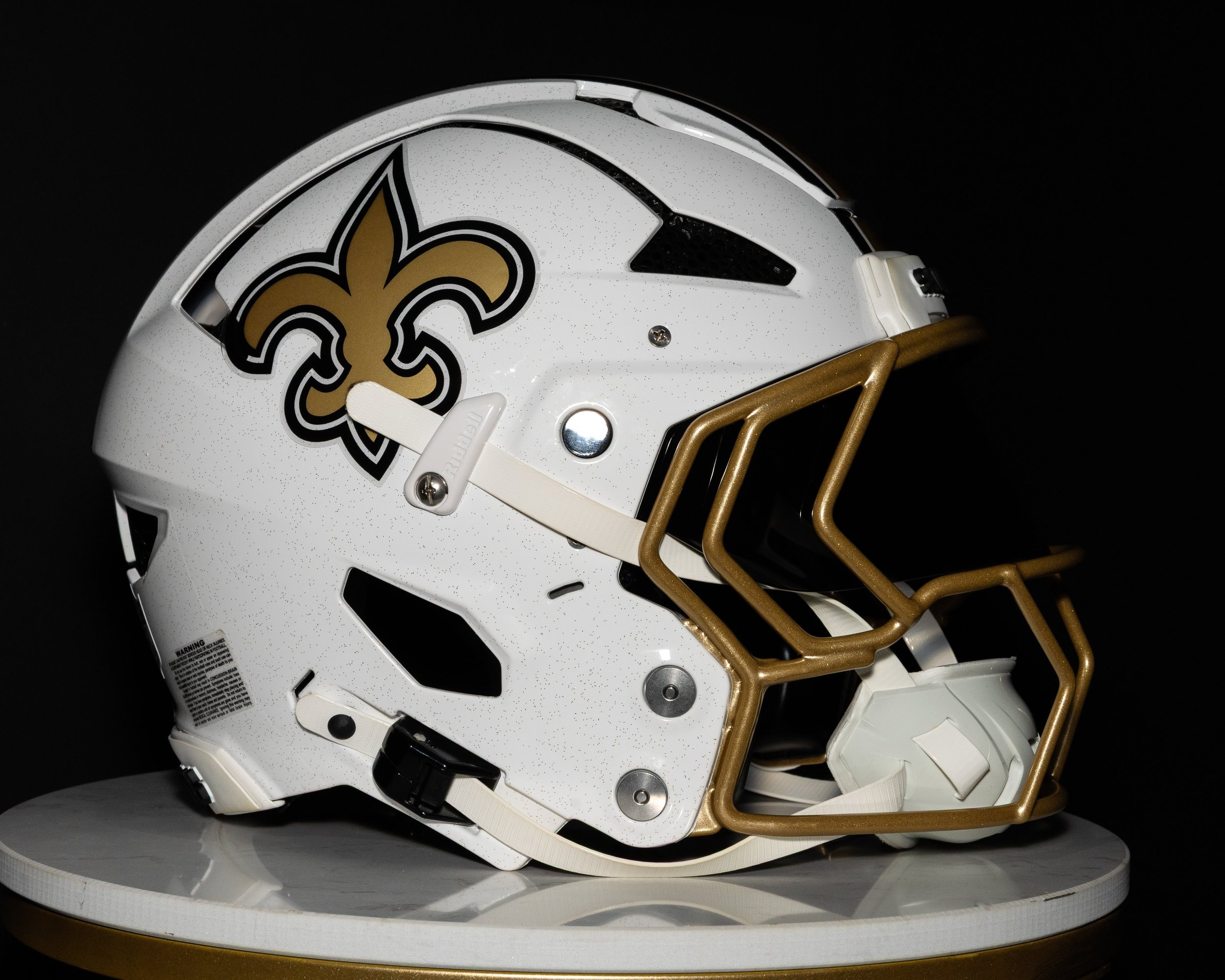 SAINTS UNVEIL NEW ALTERNATE WHITE HELMET
