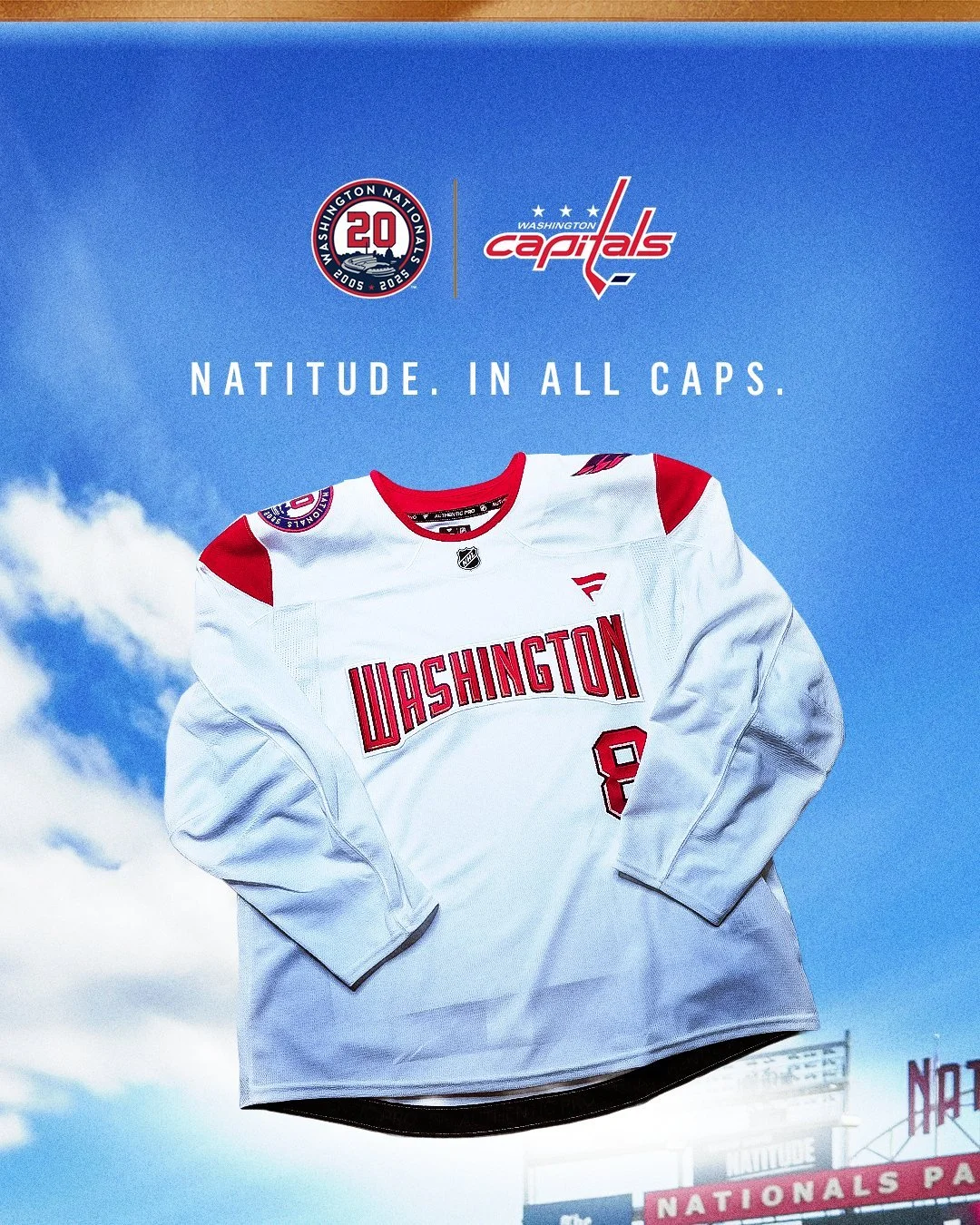 Capitals & Nationals Team Up for Collaborative Specialty Jersey