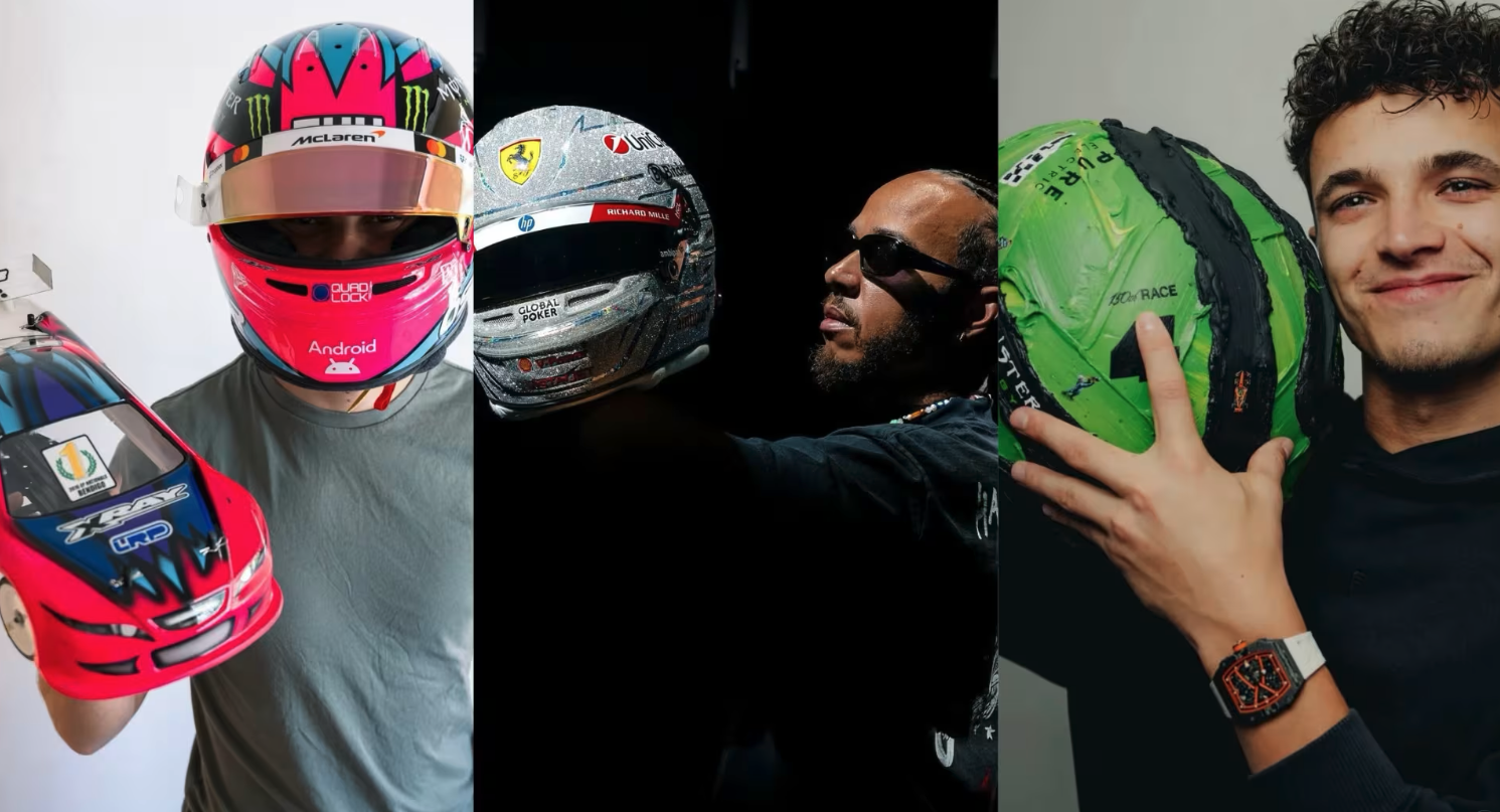 2025 F1 Vegas Grand Prix Helmets