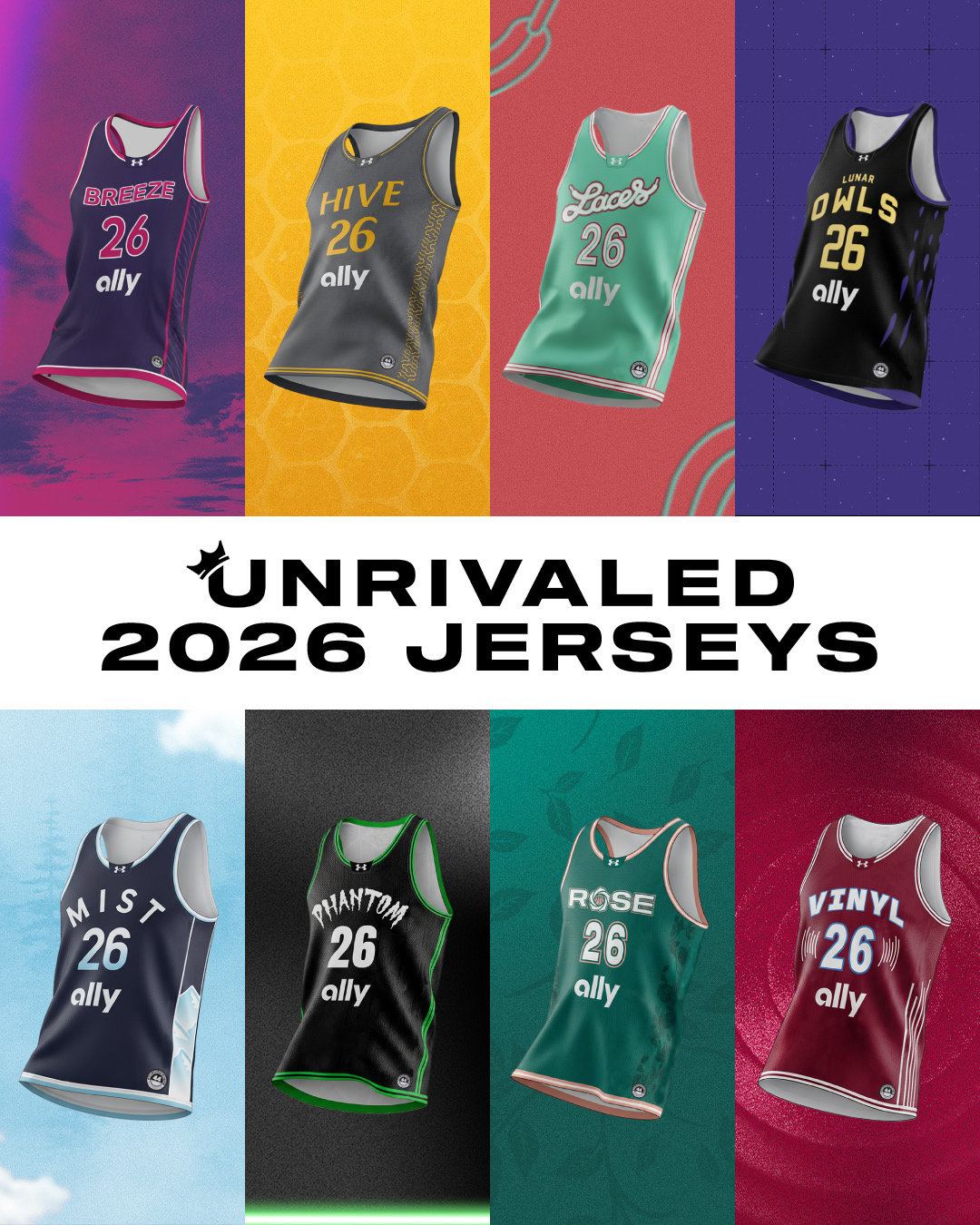 Unrivaled Raises the Bar Again With Season 2 Club Uniforms