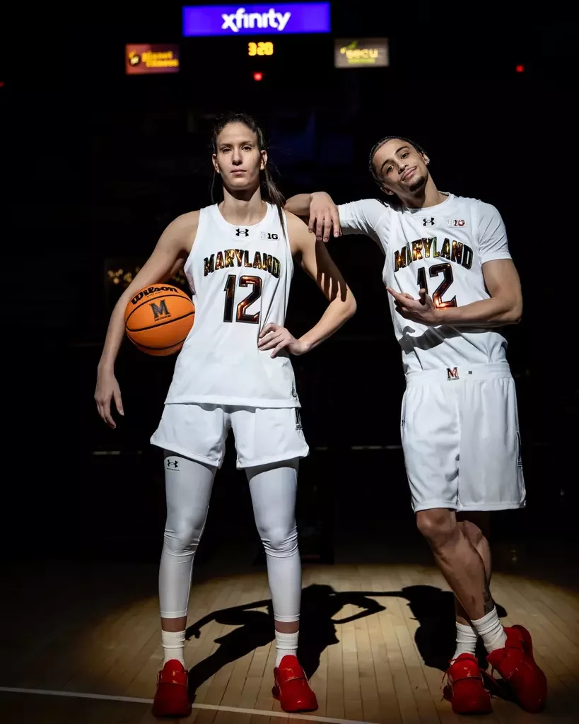 University of Maryland Hoops Unveil Exclusive Iridescent Uniforms