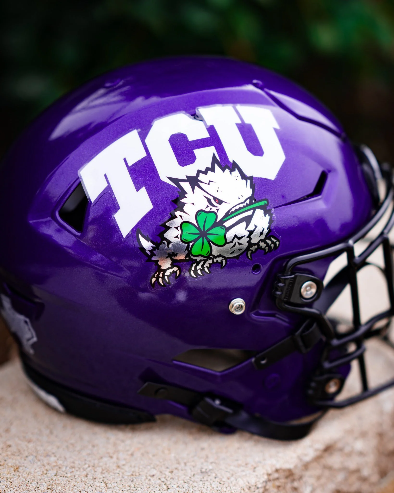 TCU Football Reveals Special Helmet for Ireland Game