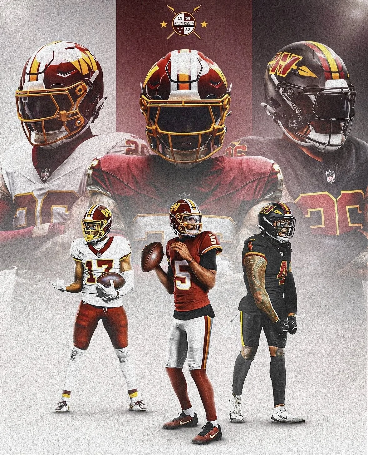 Commanders Reveal New 2026 Uniform Closet