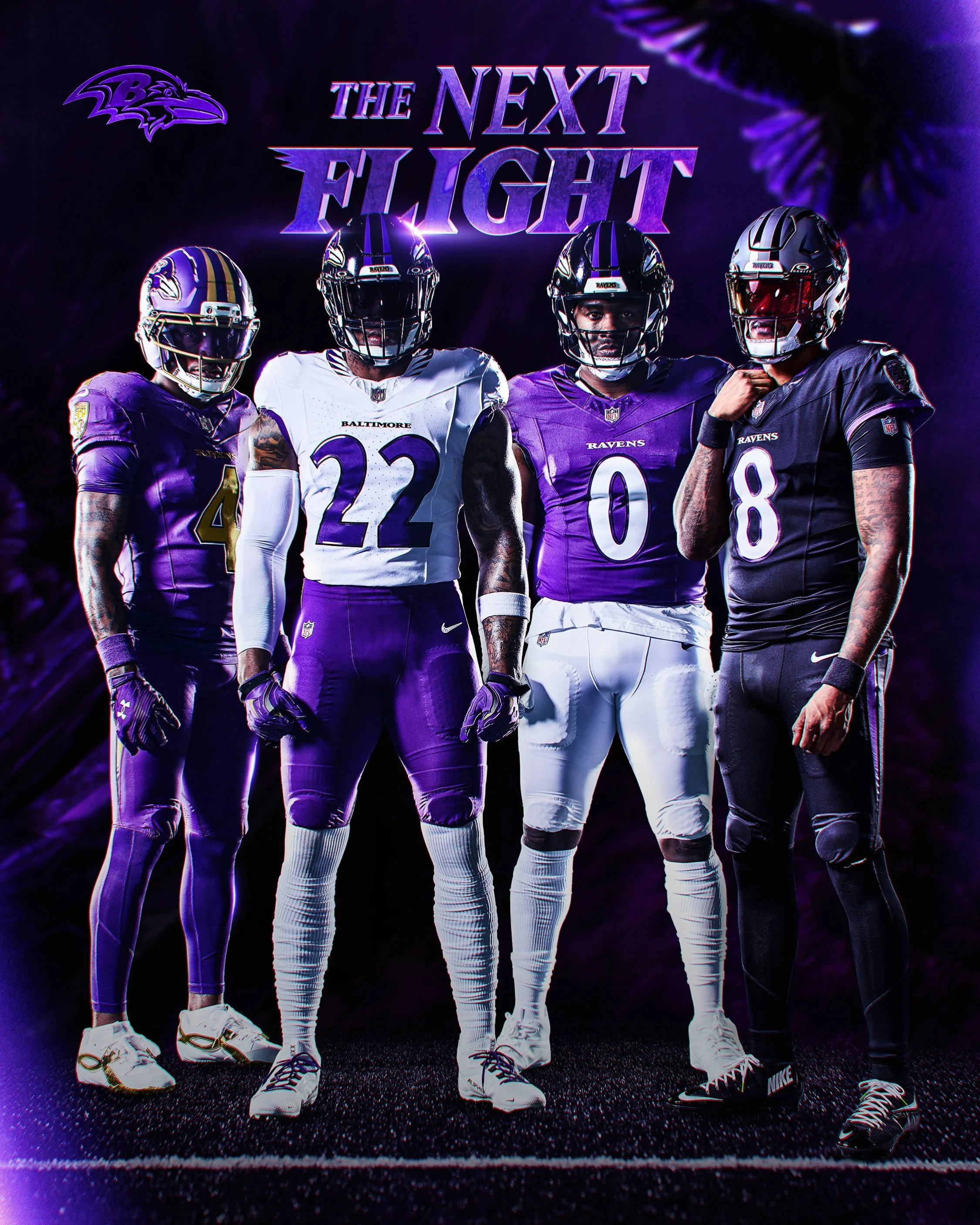 Ravens Unveil “Next Flight” Uniform Collection for a New Era