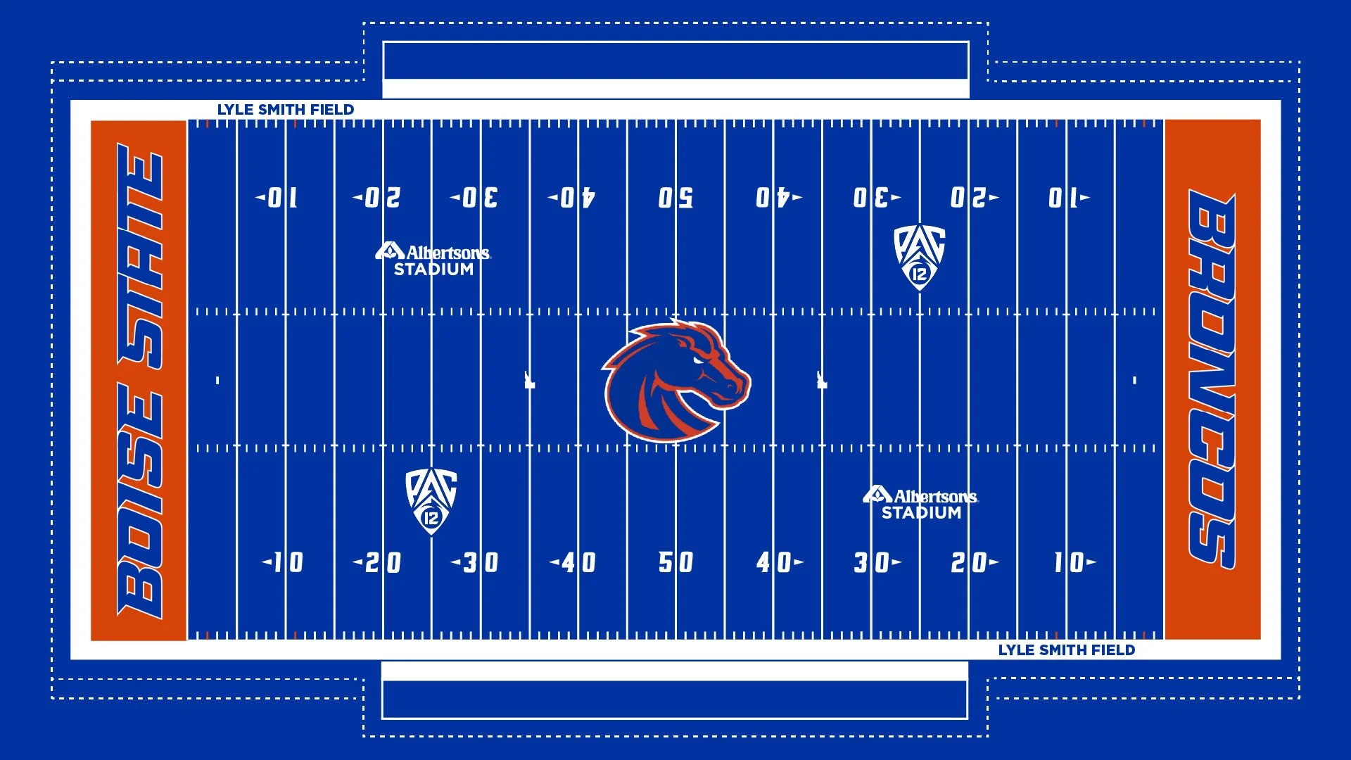 Boise State Builds Legacy Into “The Blue” With Historic Field Tribute