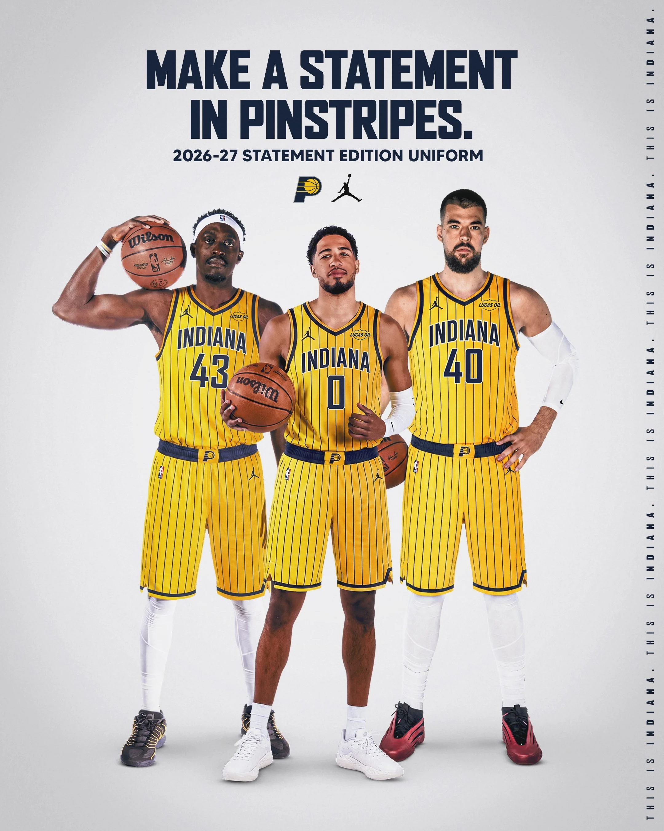 Indiana Pacers Bring Back Iconic Pinstripes with New 2026 Statement Edition Uniforms
