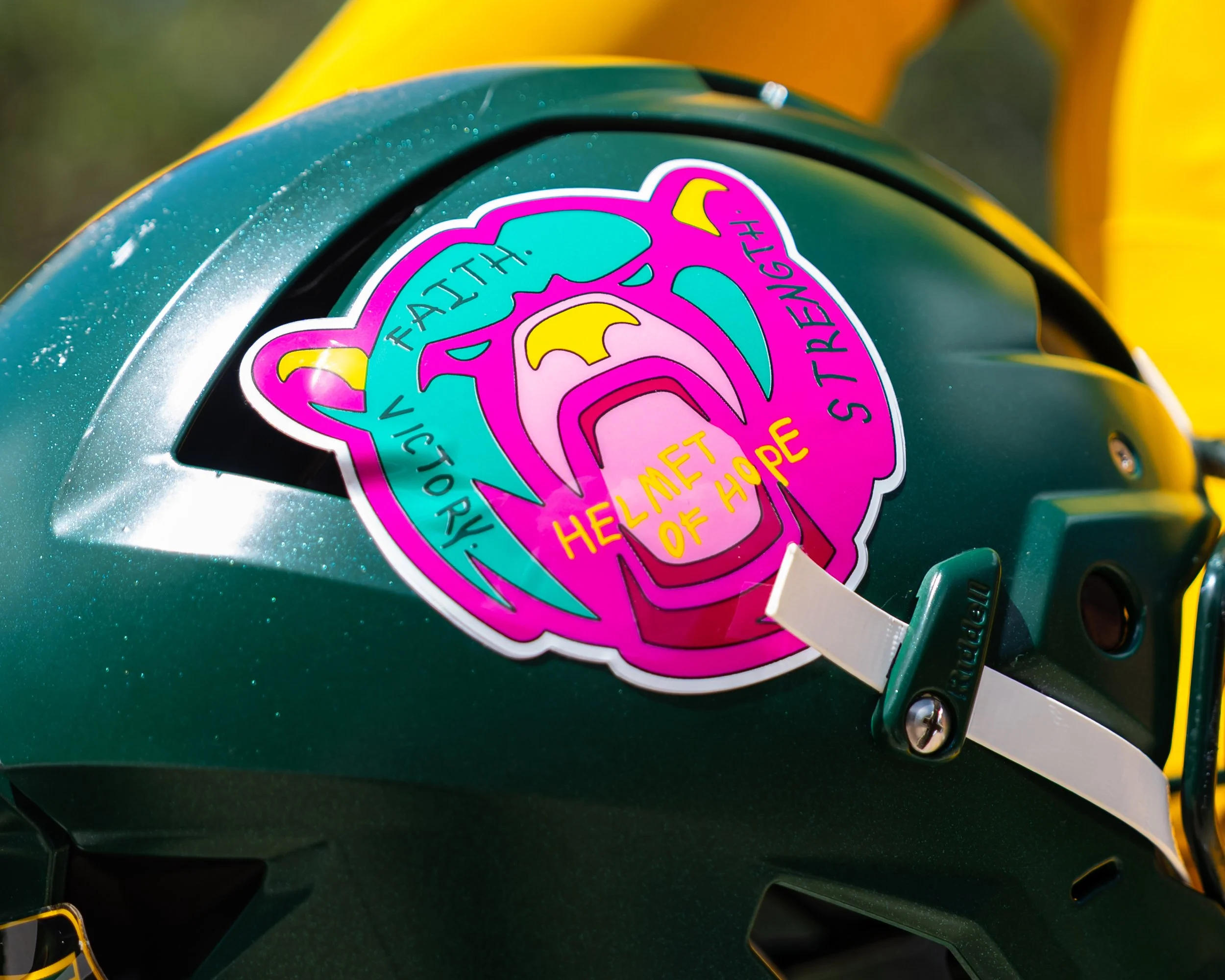 Baylor Football to Wear “Helmet of Hope” Decal for Childhood Cancer Awareness Game