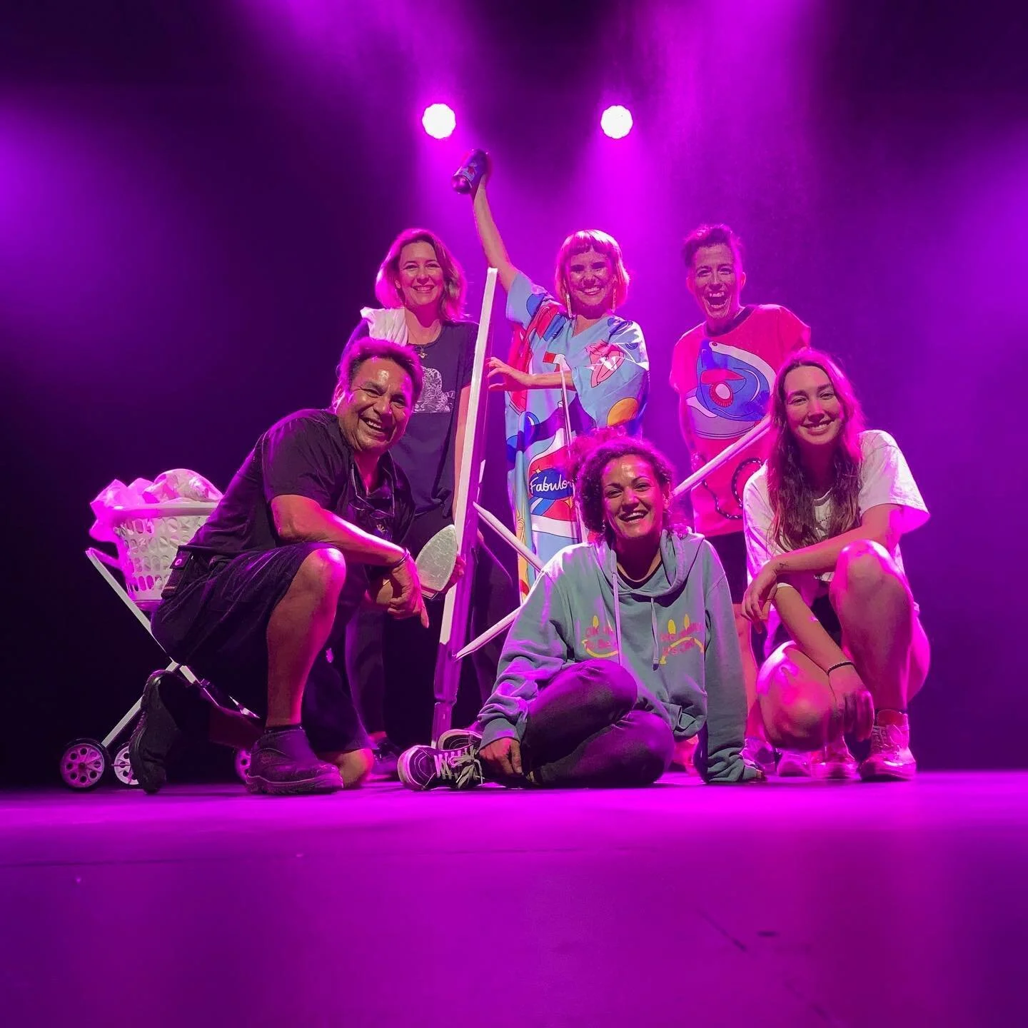 Best Tuesday ever! So fun to be back at @tanksartscentre today making a music film clip with this super team @mcbridey @cristina_thephotocorner  @jadekschuck and Chilli! It was just great to be on stage again! #cairnsmusic #artsqld #flyingarts