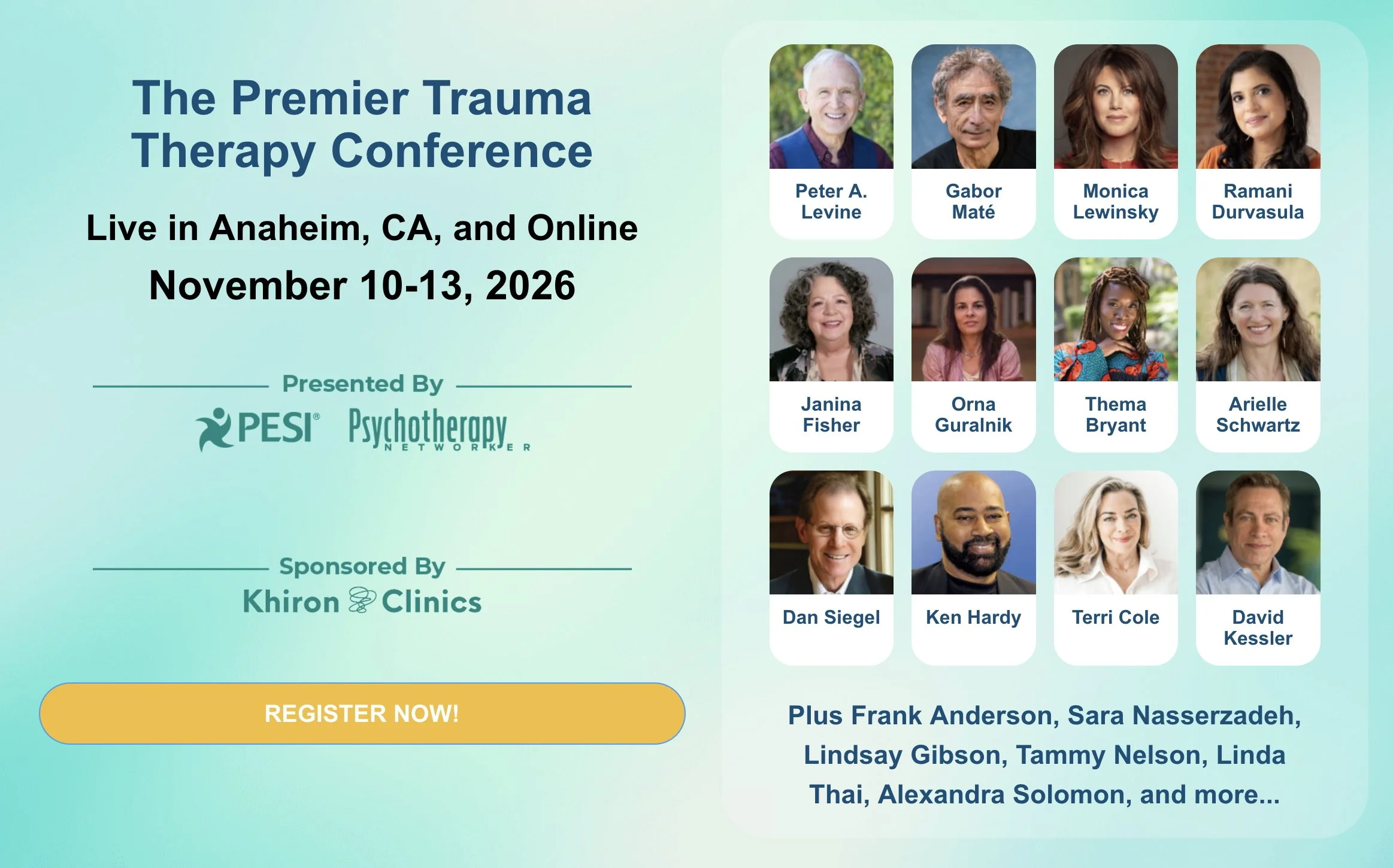 PESI and Psychotherapy Networker Presents: Innovations in Psychotherapy w/ Dr Levine + more ($50 off)
