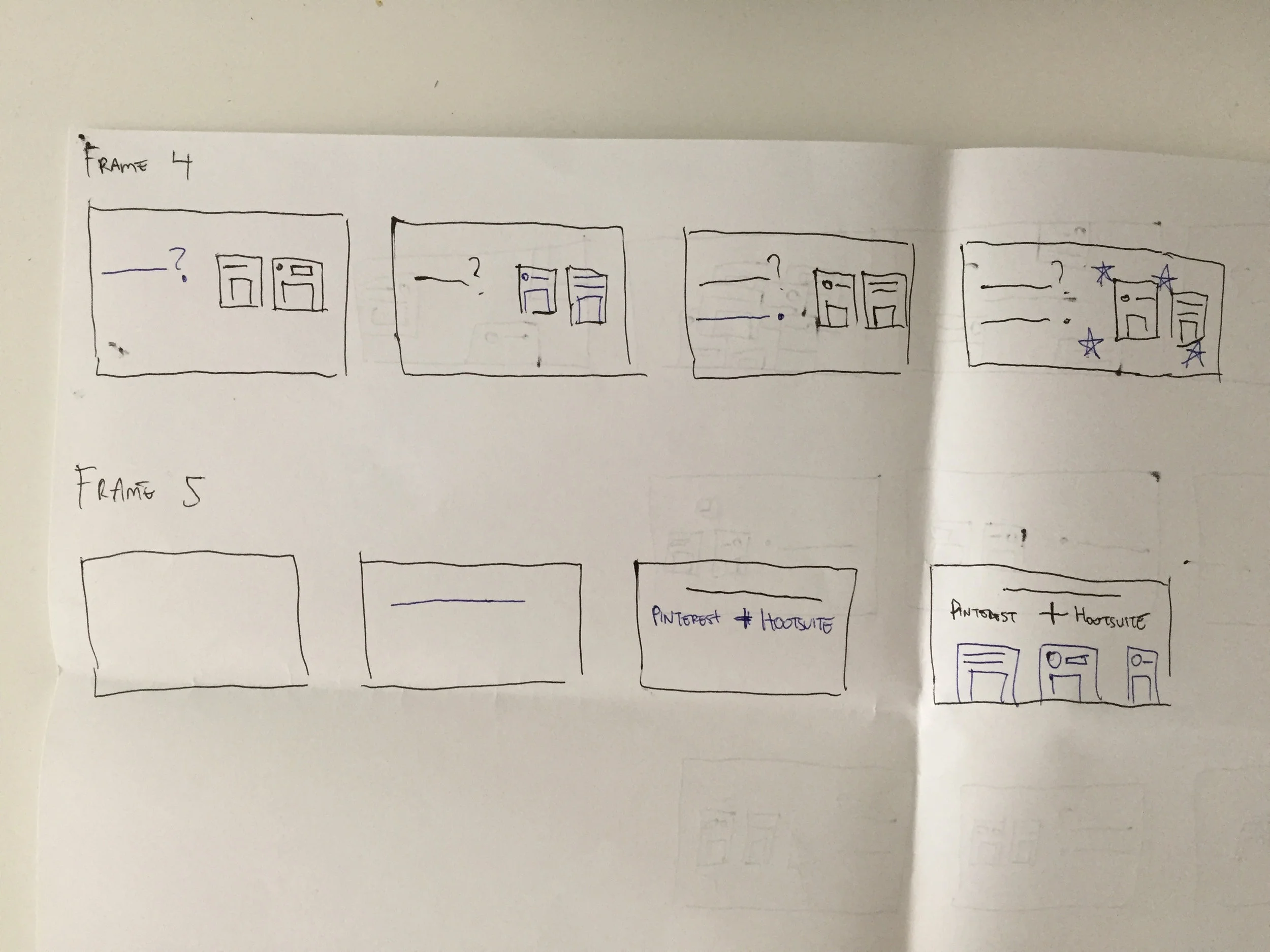 Video storyboard, 2 of 2