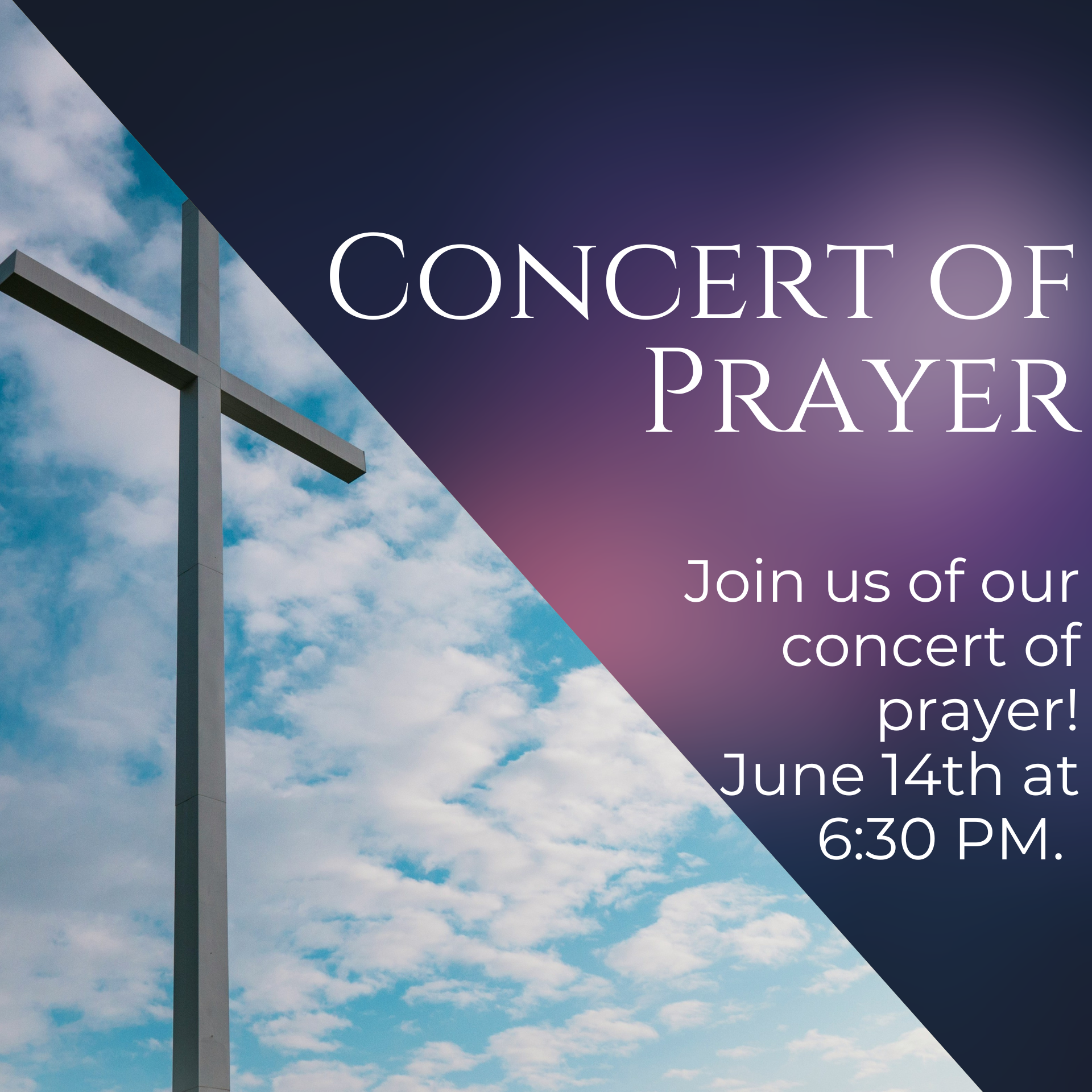 Sunday Service &amp; Concert of Prayer