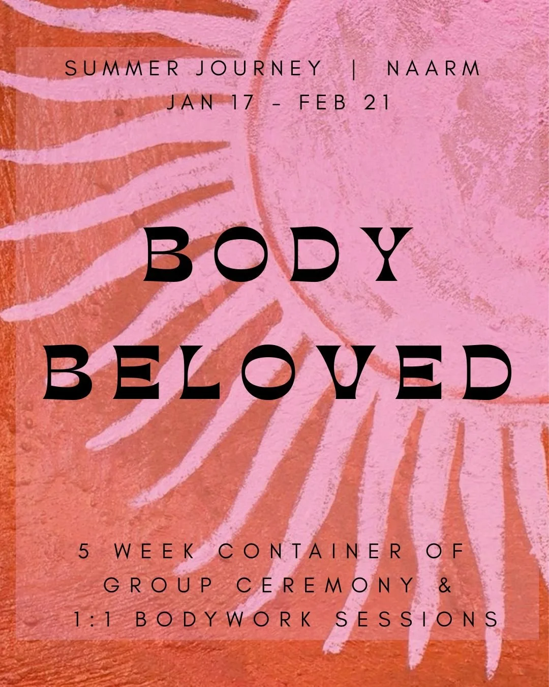 few spaces remaining for this final melbourne offering.

a space of prayer and ritual tending to the body as we close out the wood snake chapter and meet the fire horse of 2026. 

with the intention to support the integration of 2025 and clarifying t