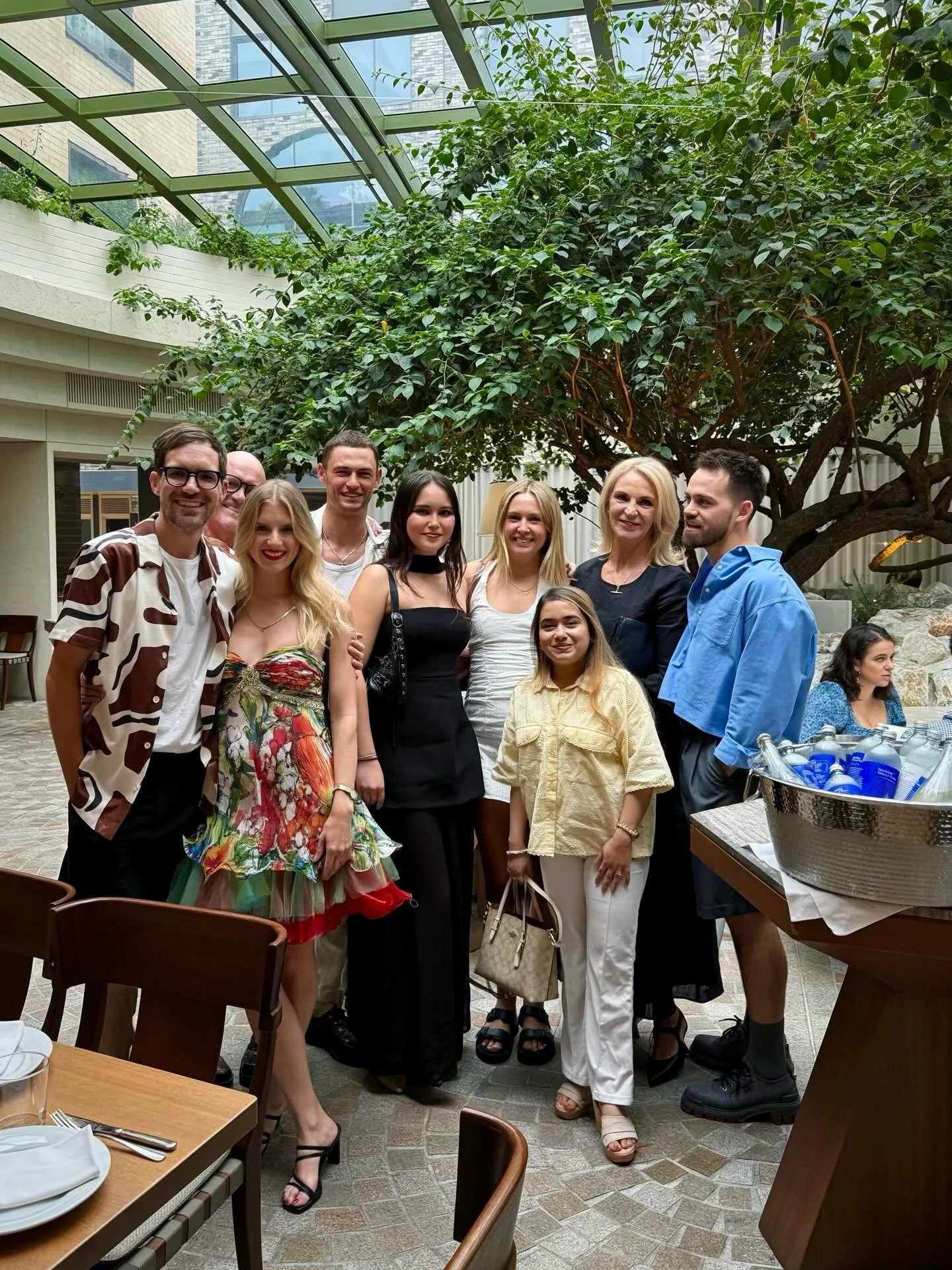We took a moment to celebrate the year with our amazing team yesterday ✨ Grateful for this crew and for everything we&rsquo;ve created together over the past twelve months ❤️ #fuchshair @olympusdining