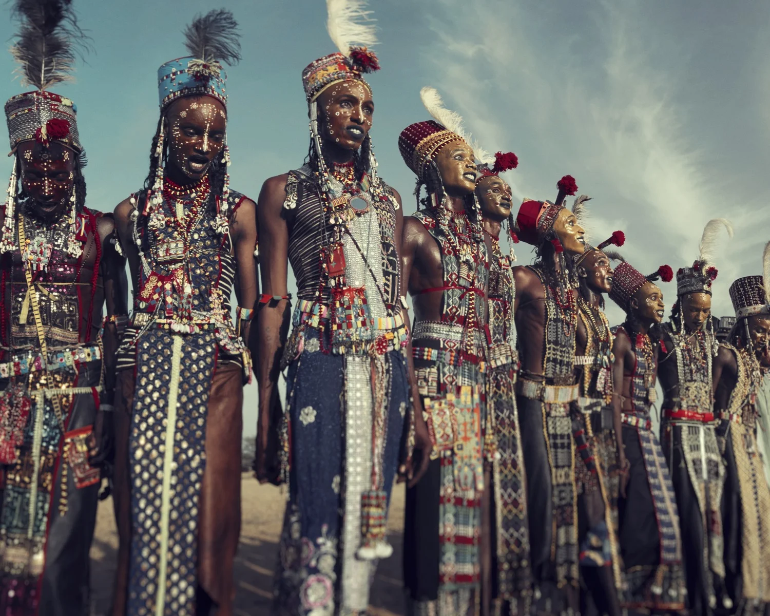 XXVIII1 Wodaabe,,Gerewol, Chad 2016 Before they pass away by Jimmy Nelson Available in 4 sizes. Small editions. Price on request.