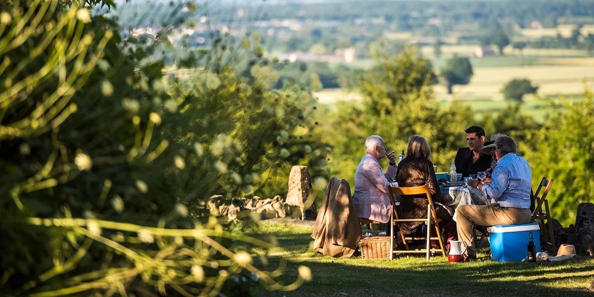 Longborough Festival Opera - picnics in the sun