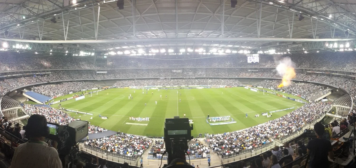 The Docklands Stadium where Melbourne Victory play football