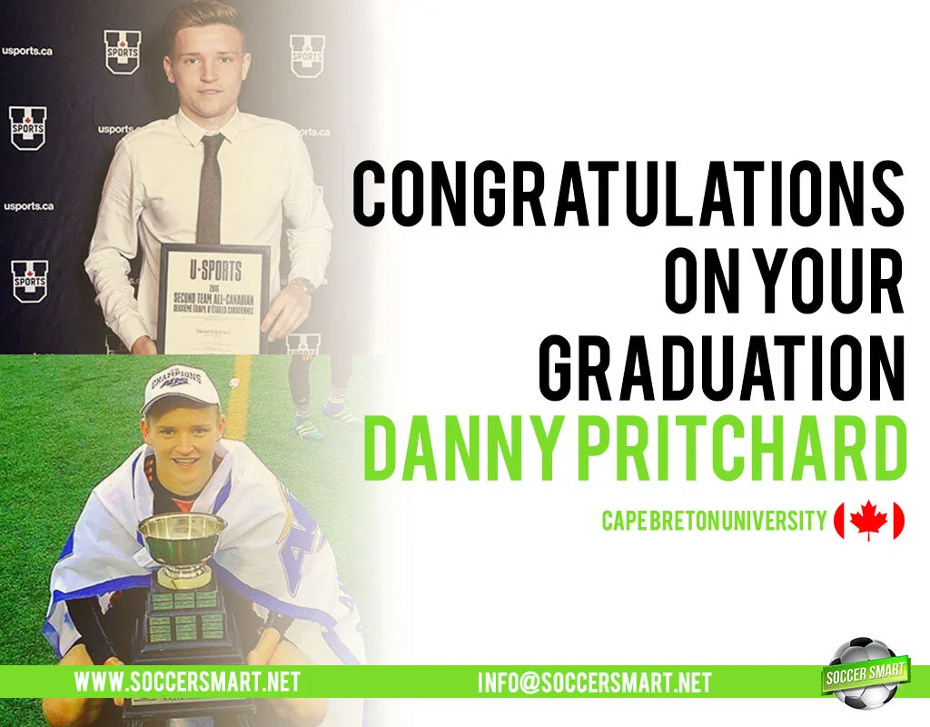 Danny won multiple awards after securing a soccer scholarship