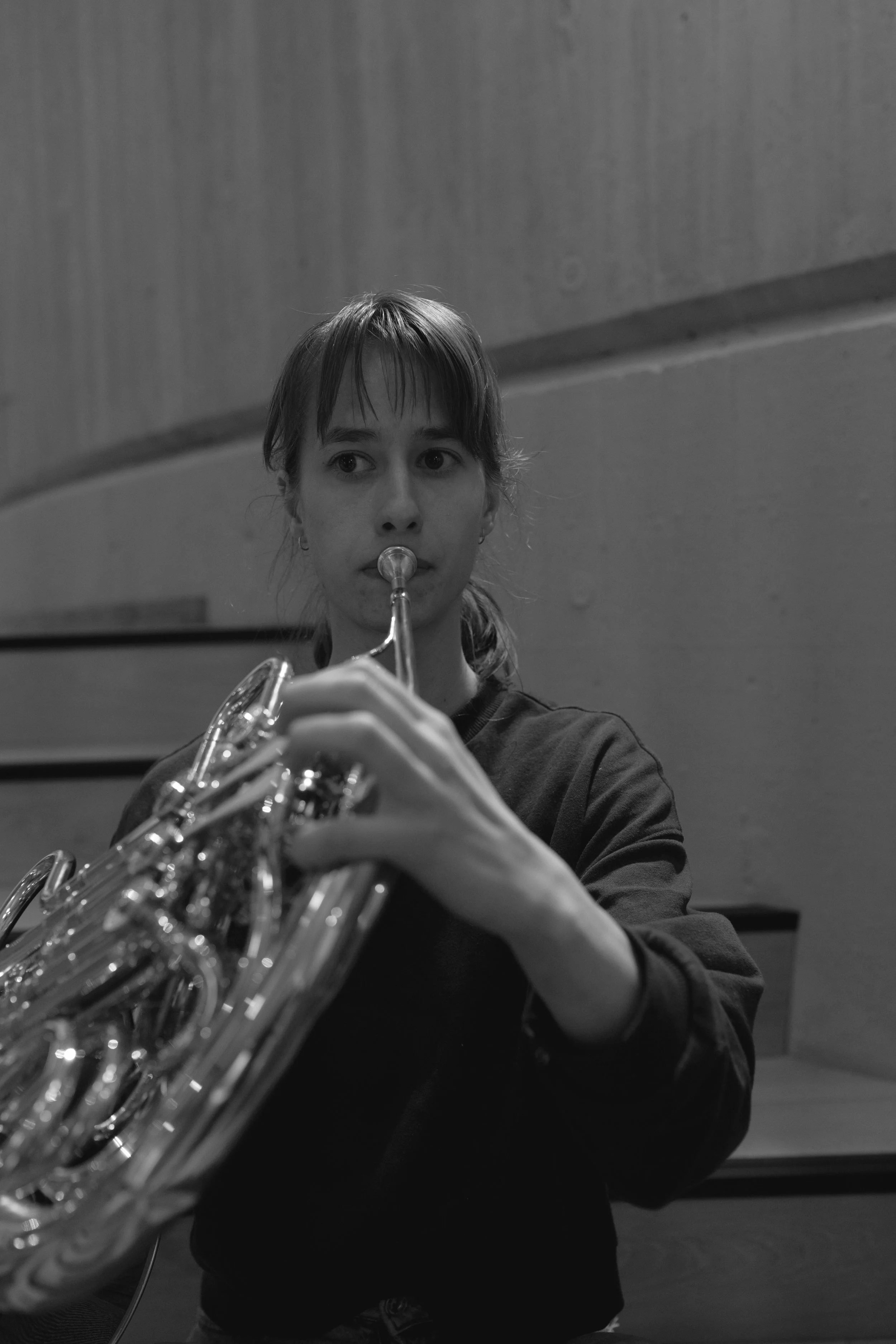  Fabienne Liebeam, student og hornist i Norges Arktiske Studentorkester. 