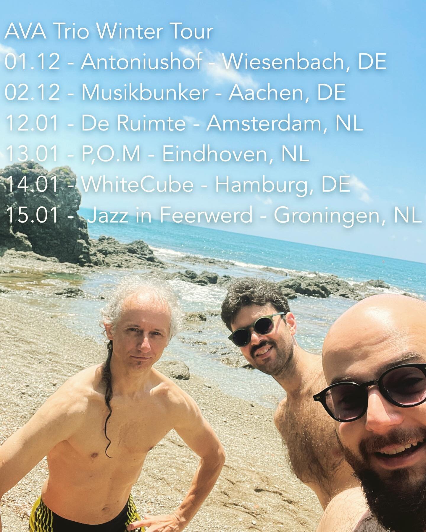 Back on tour and coming to warm you up! ☀️🚐 presenting our new EP &ldquo;Ash&rdquo; out in January!
01.12 - Antoniushof - Wiesenbach, DE
02.12 - @musikbunker_aachen - Aachen, DE
12.01 - @deruimteamsterdam - Amsterdam, NL
13.01 - @paviljoen_ongehoord