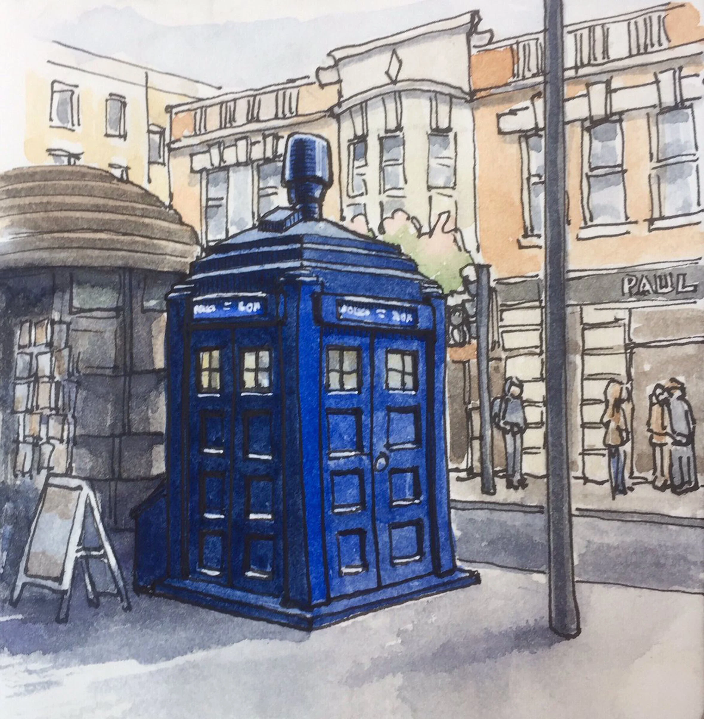 Tardis Police Box Earl S Court Tessa Macdermot