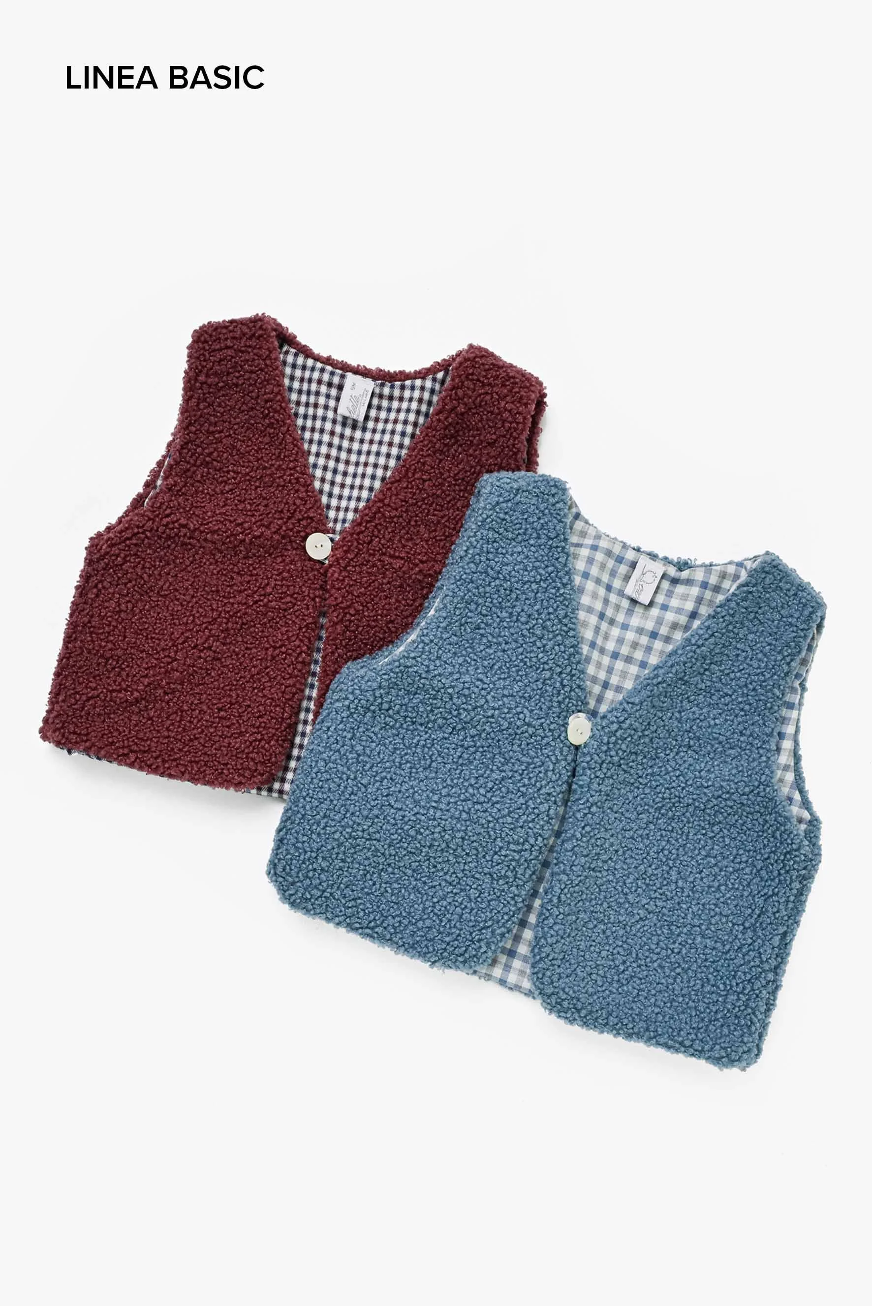 Gilet bambino Teddy Twist avio e ruggine