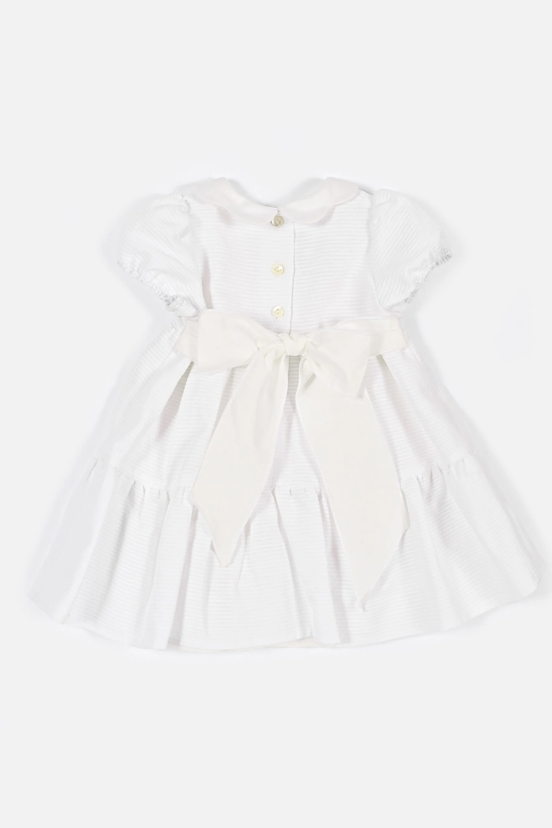 Vestito bambina balze ottoman retro