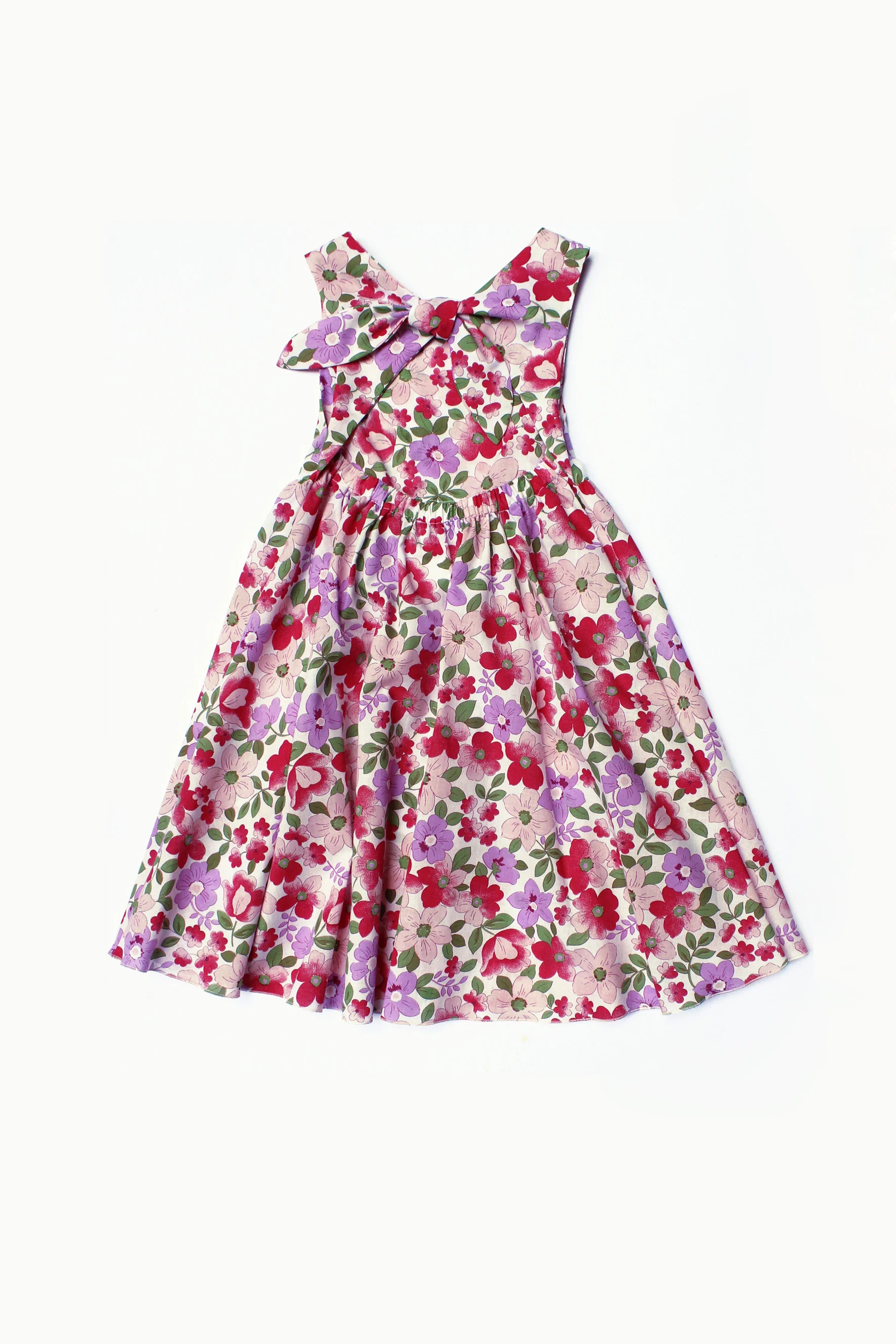 Scamiciato bambina a fiori retro
