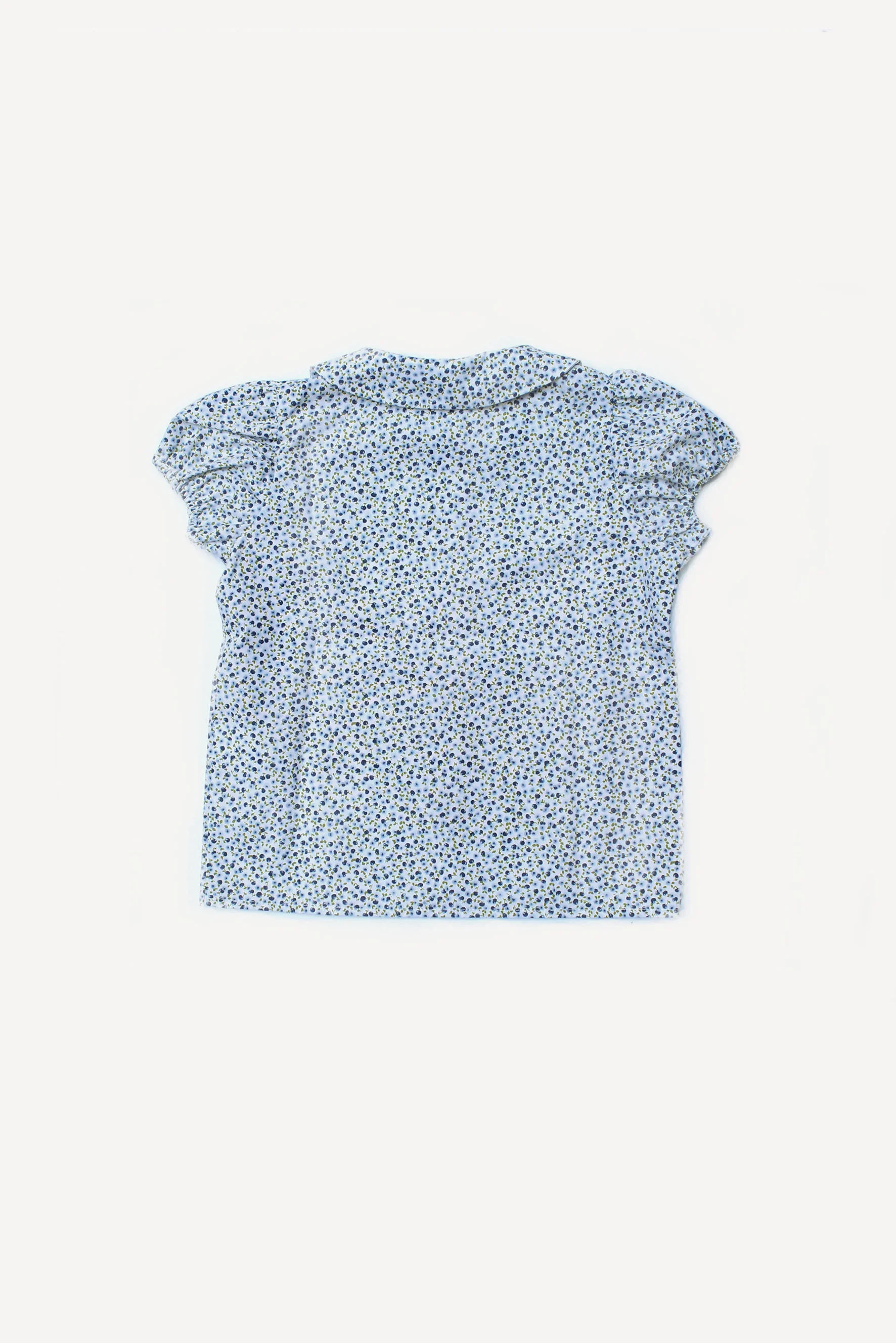 Camicia bambina con frutti blu retro