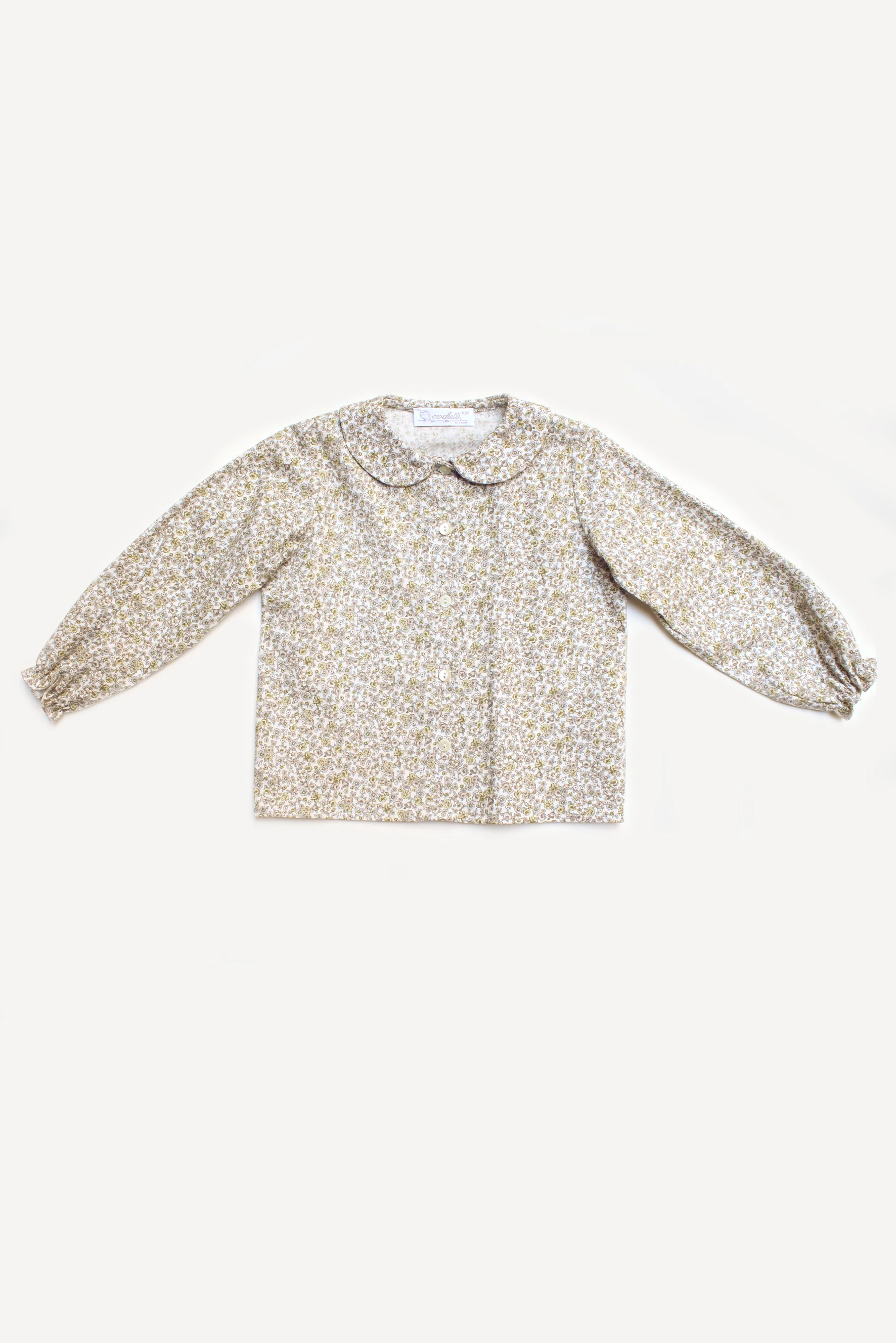 Camicia bambina a fiori gialli