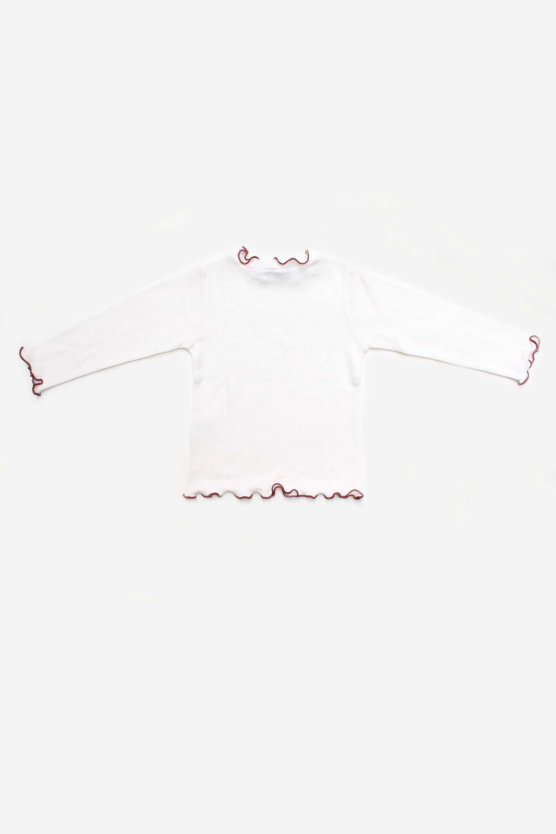 maglia lupetto bianca