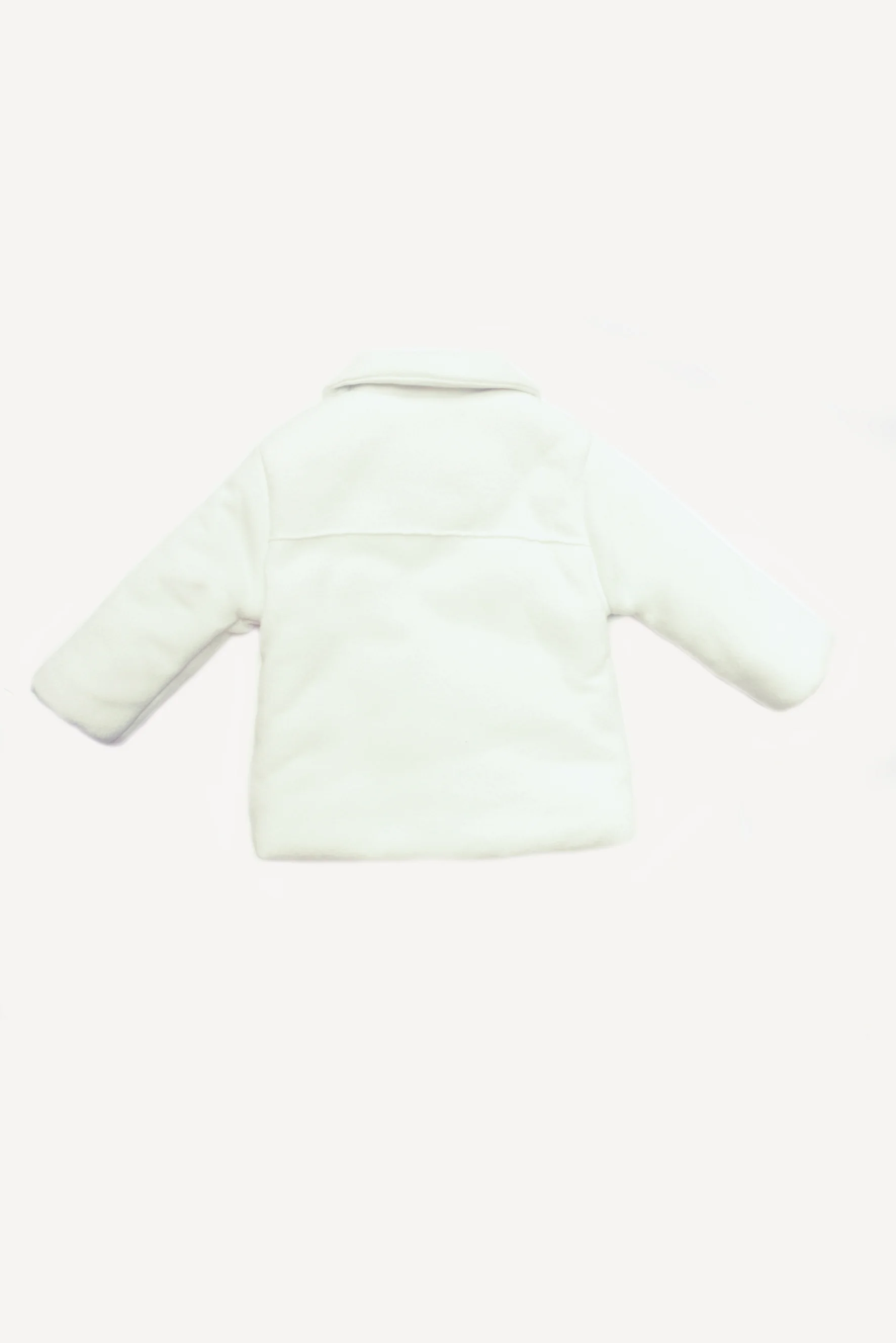 Giacca maglia panna retro