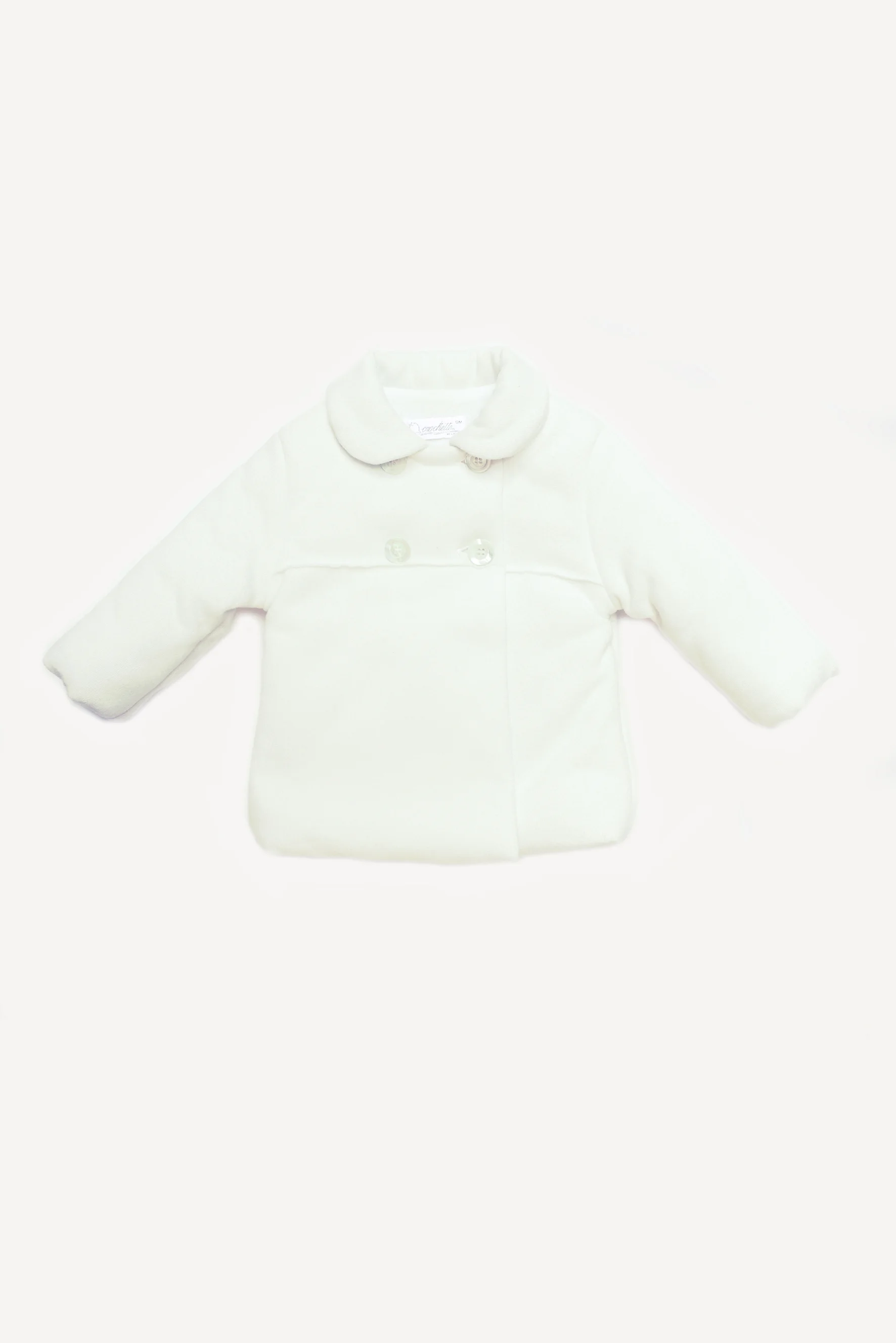 Giacca maglia panna fronte