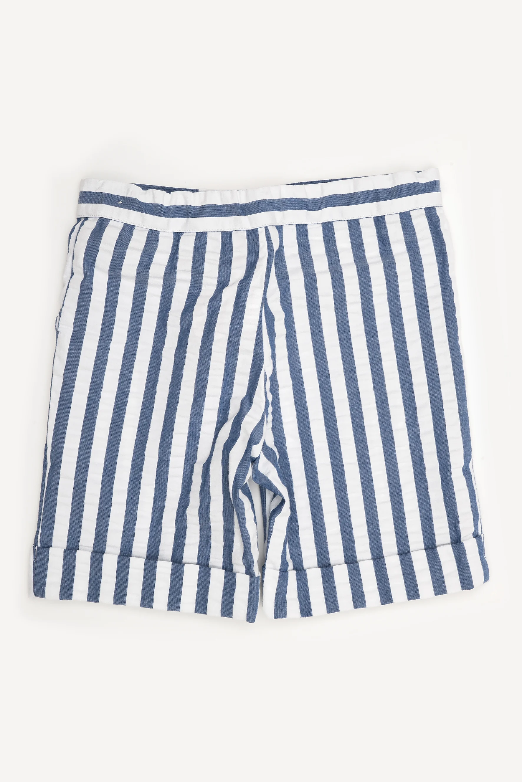 Bermuda bambino a righe blu retro