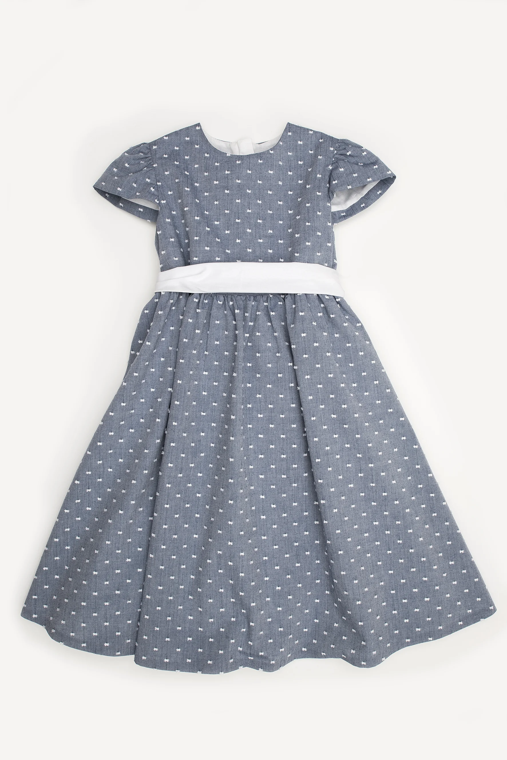 Vestito bambina in plumetis 