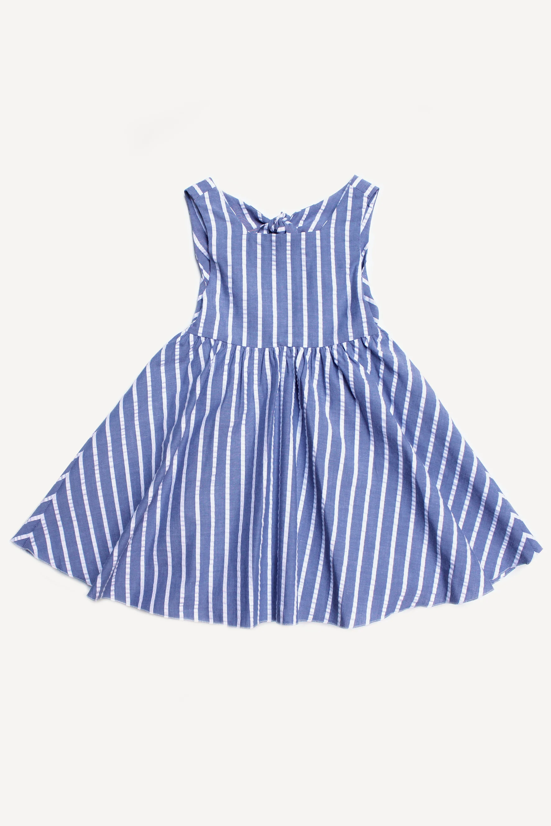 Scamiciato bambina a righe blu