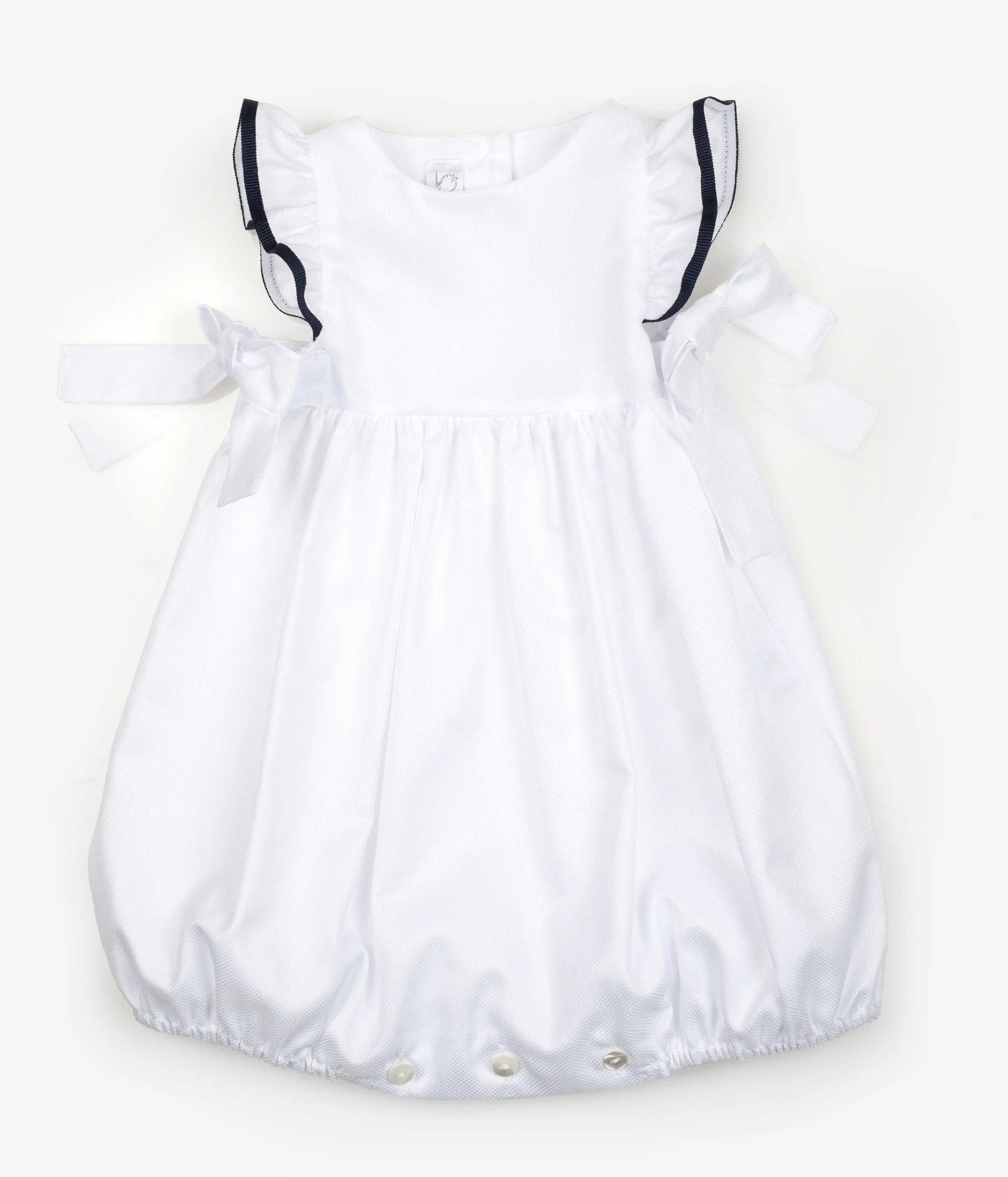 Pagliaccetto neonata bianco