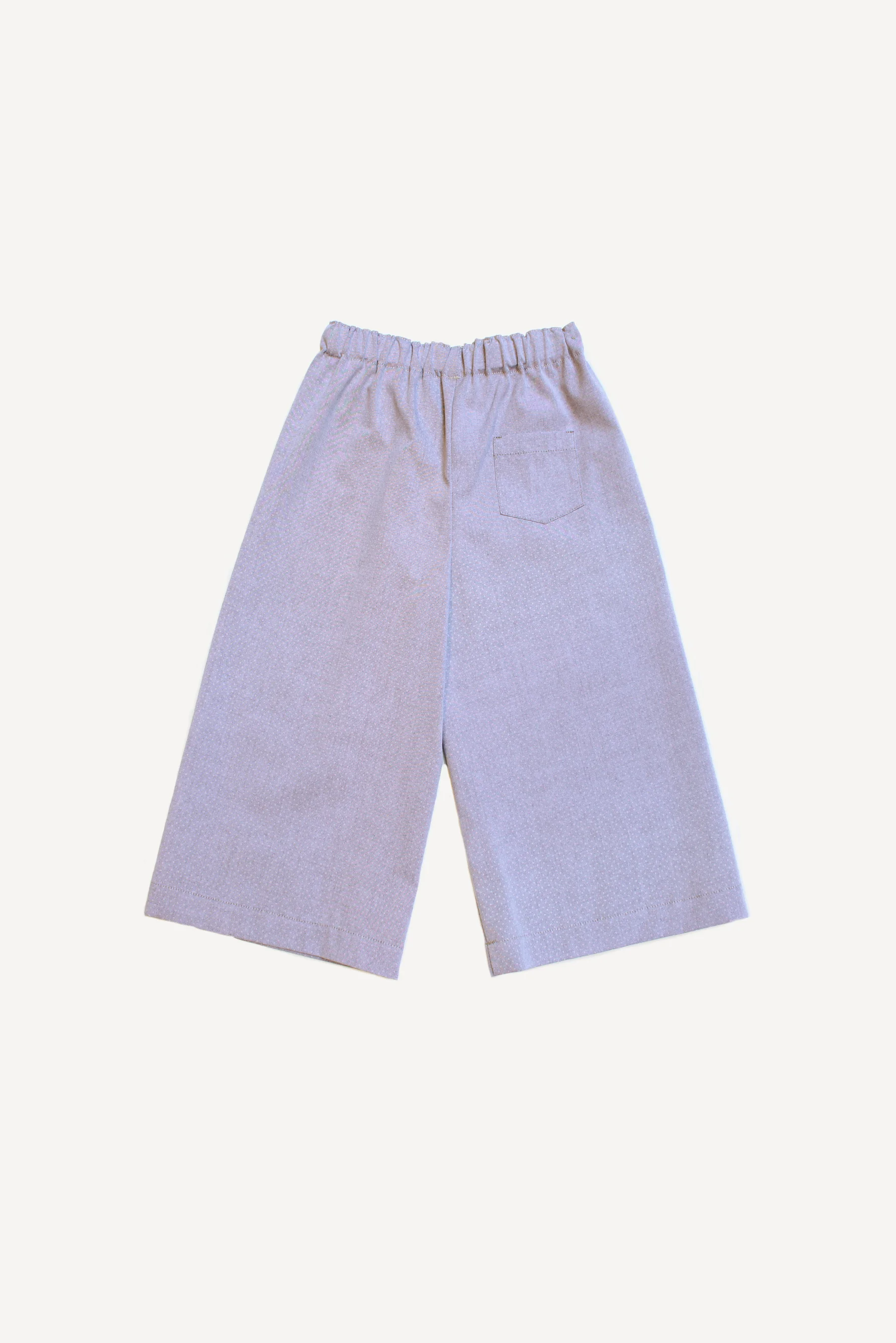 Pantaloni bambina grigi retro