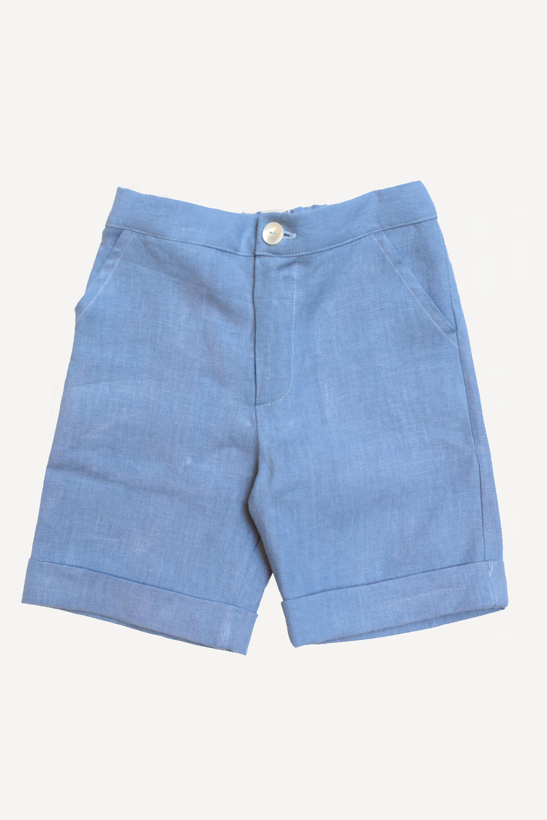 Bermuda bambino in lino avio