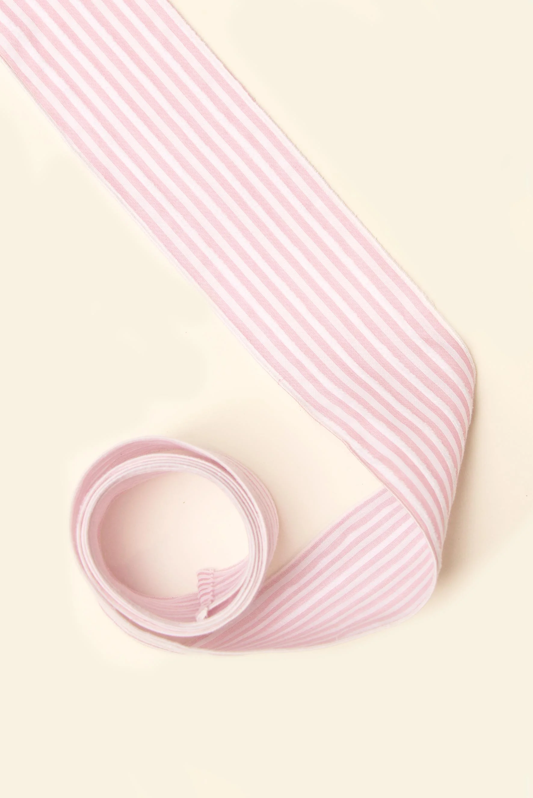 Cintura abito bambina a righe rosa