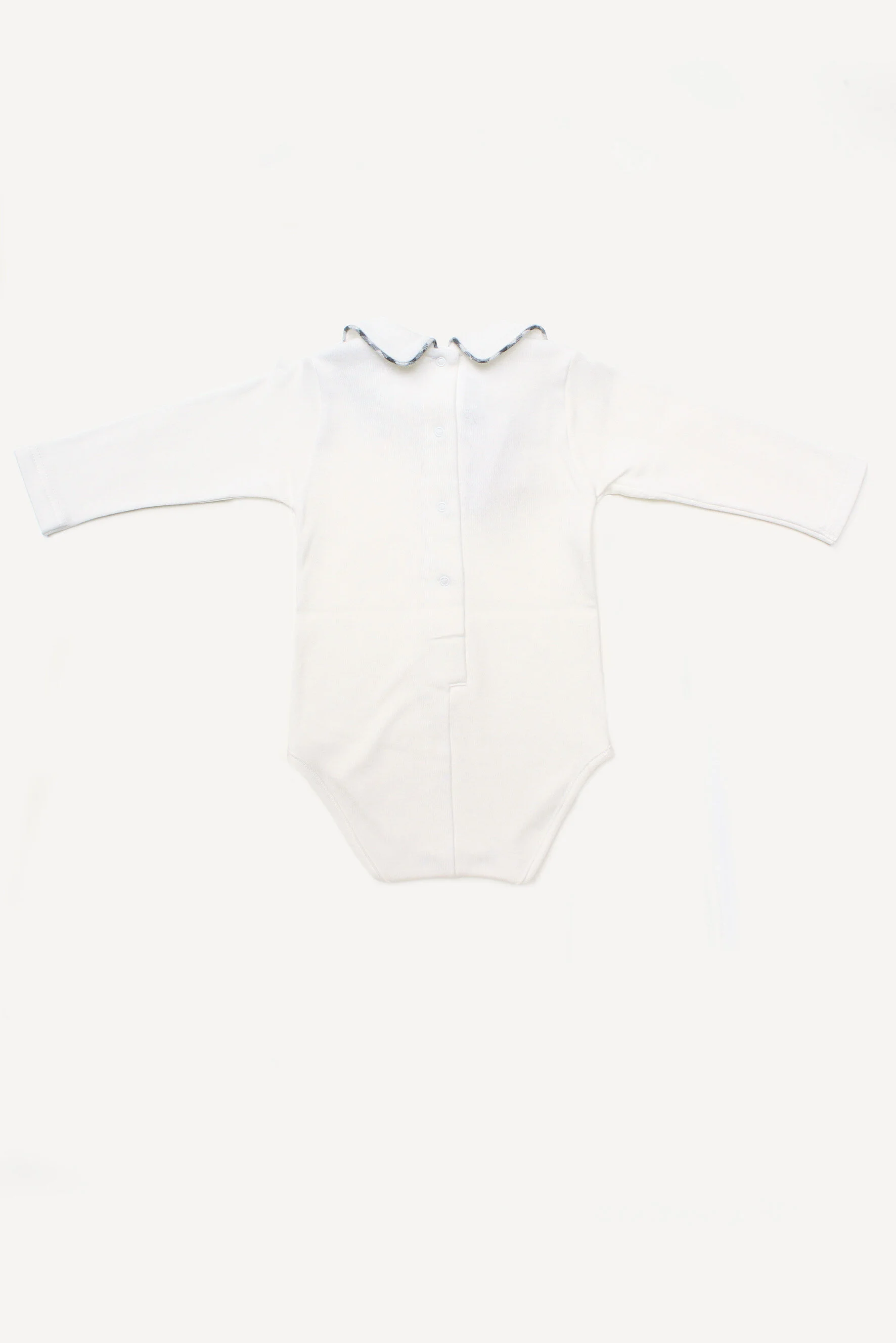 Completo neonato body e zuava a quadretti grigi retro