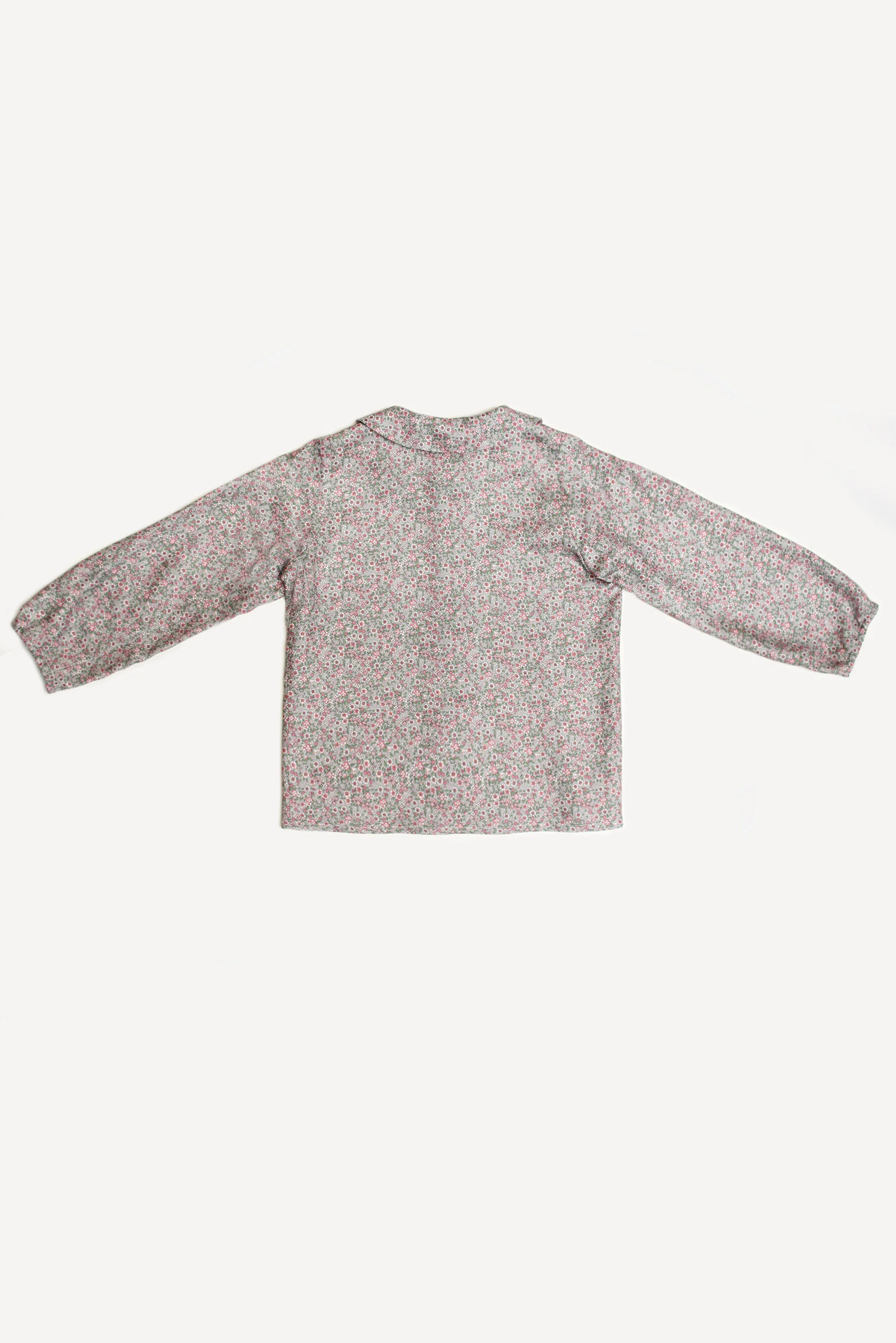 Camicia bambina a fiori retro