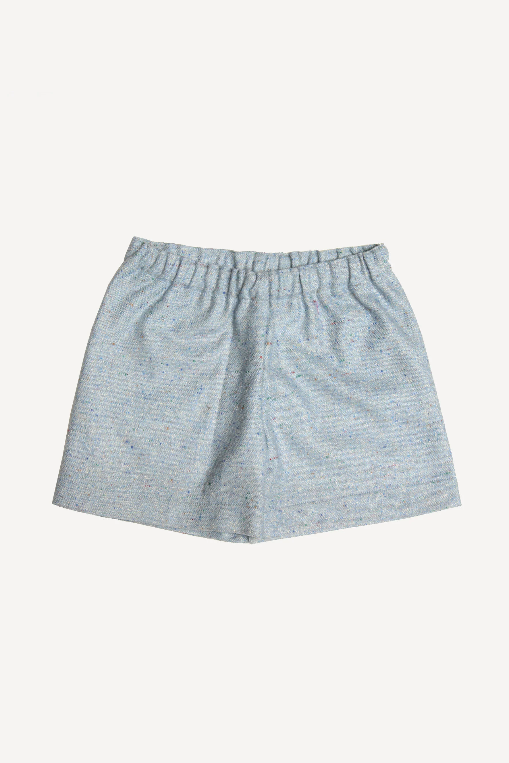 Pantaloncini bambina in lana avio retro