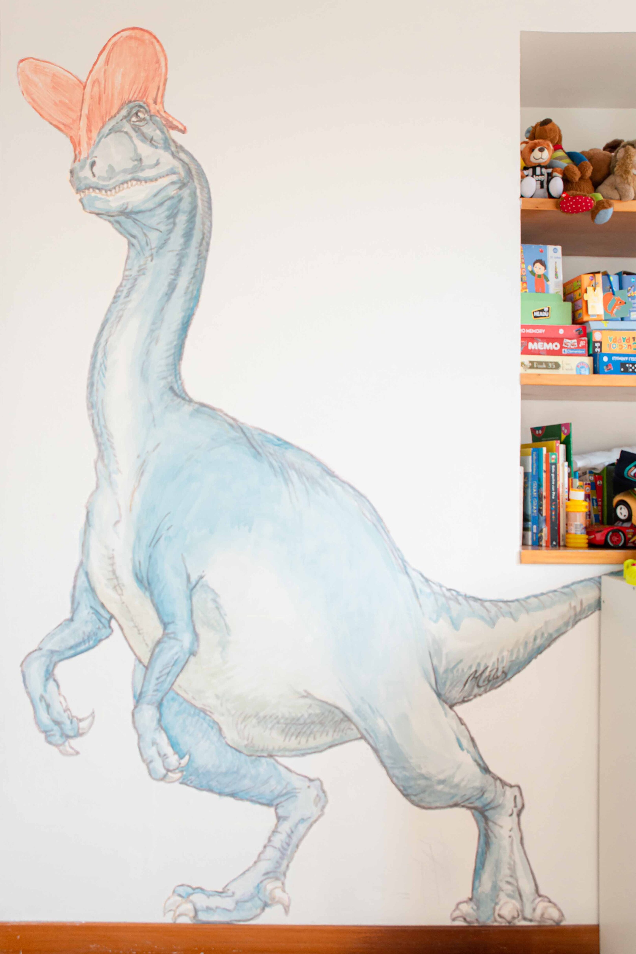 Birgitta Latis x Crochette - Dinosauro blu