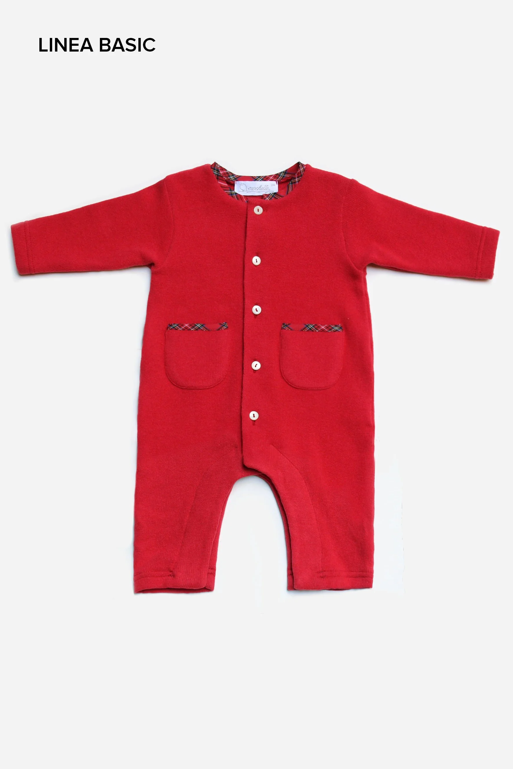 Tutina unisex in maglia rossa
