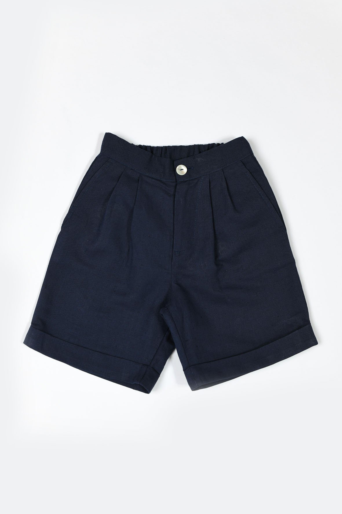 Bermuda bambino blu scuro Crochette