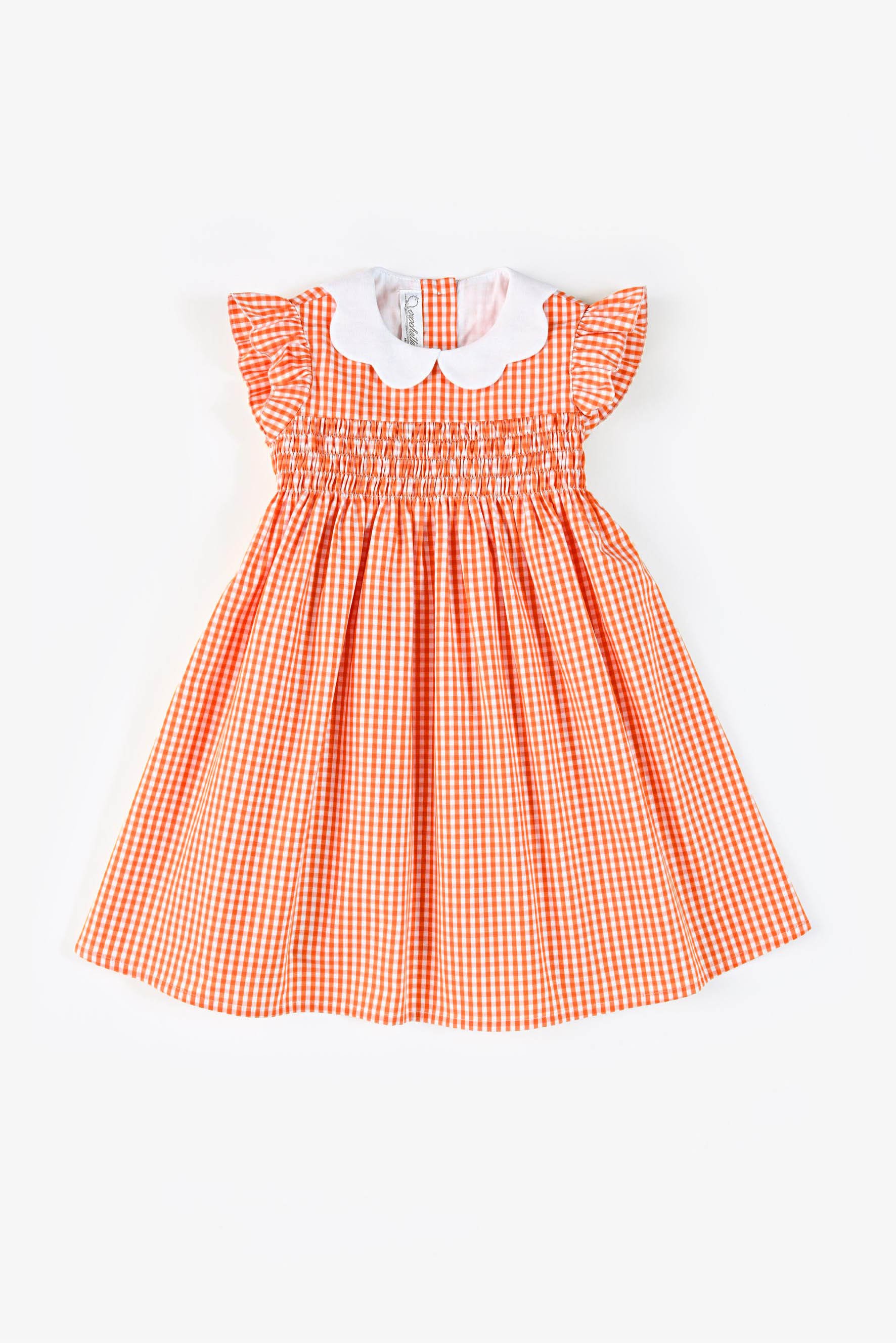 Abito smock vichy arancio.jpg