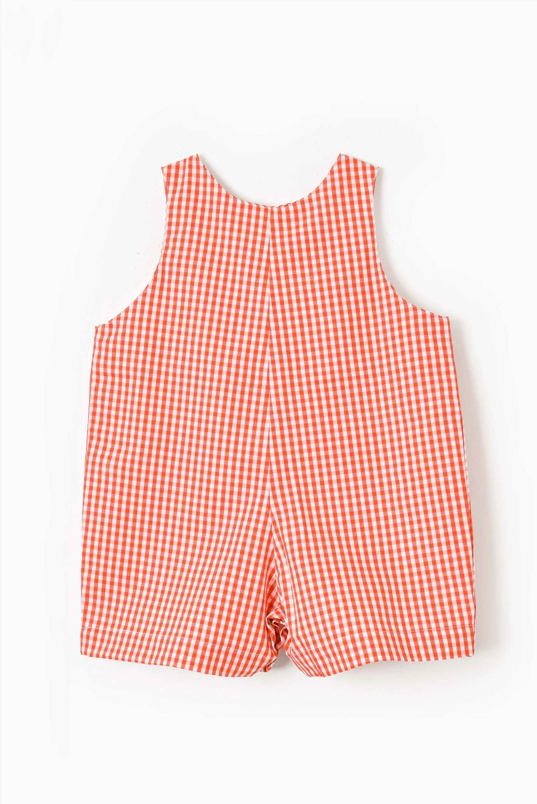 Salopette pgliaccetto vichy arancione retro.jpg