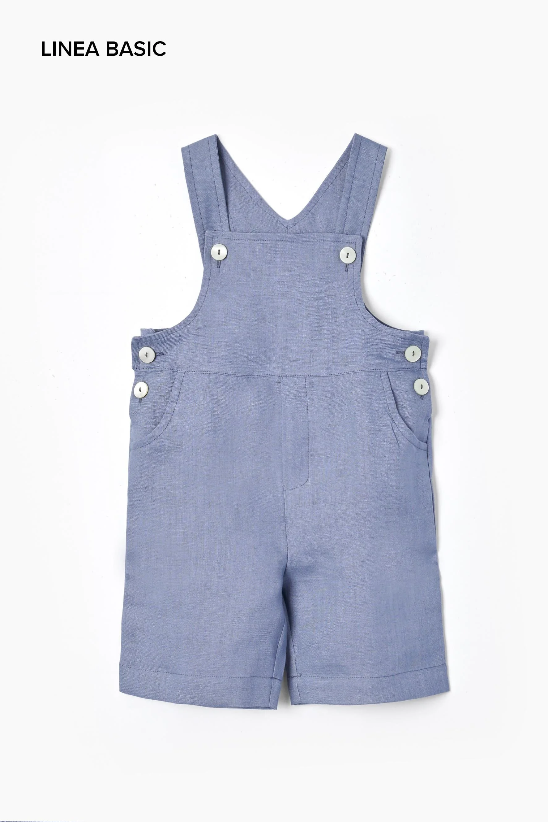 Salopette unisex lino tempesta