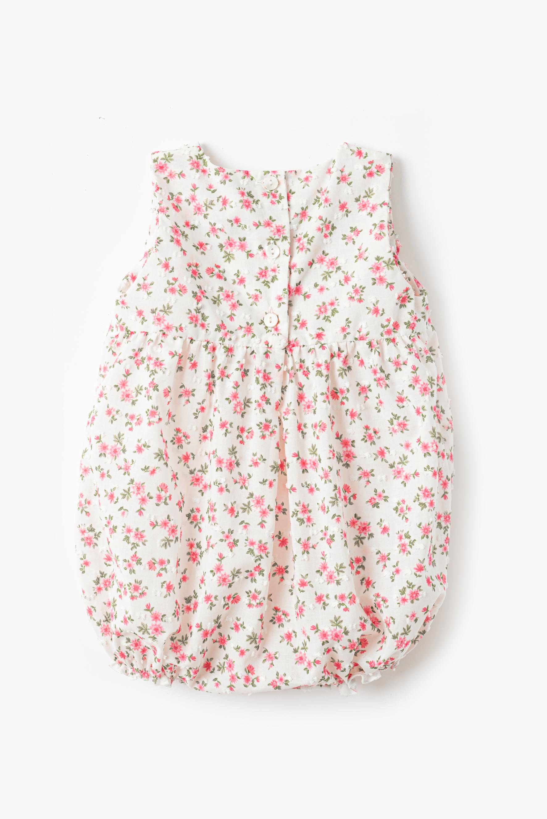 Pagliaccetto rouches fiore rosso plumetis.jpg