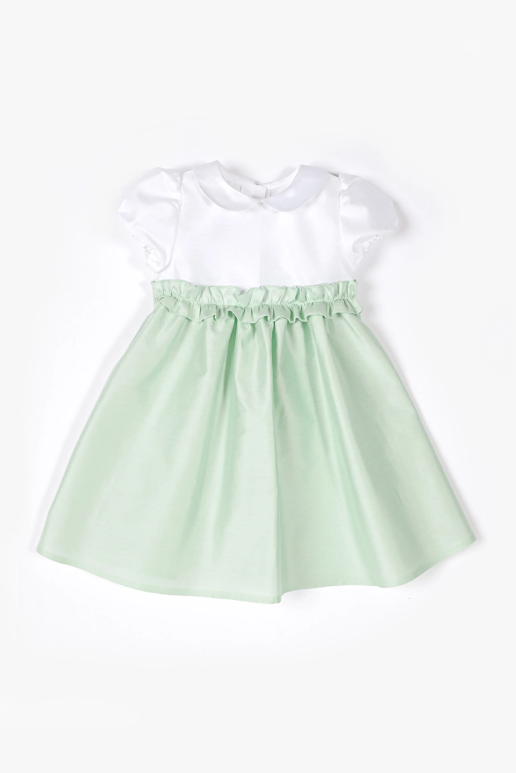 Vestito raso bianco e verde menta.jpg